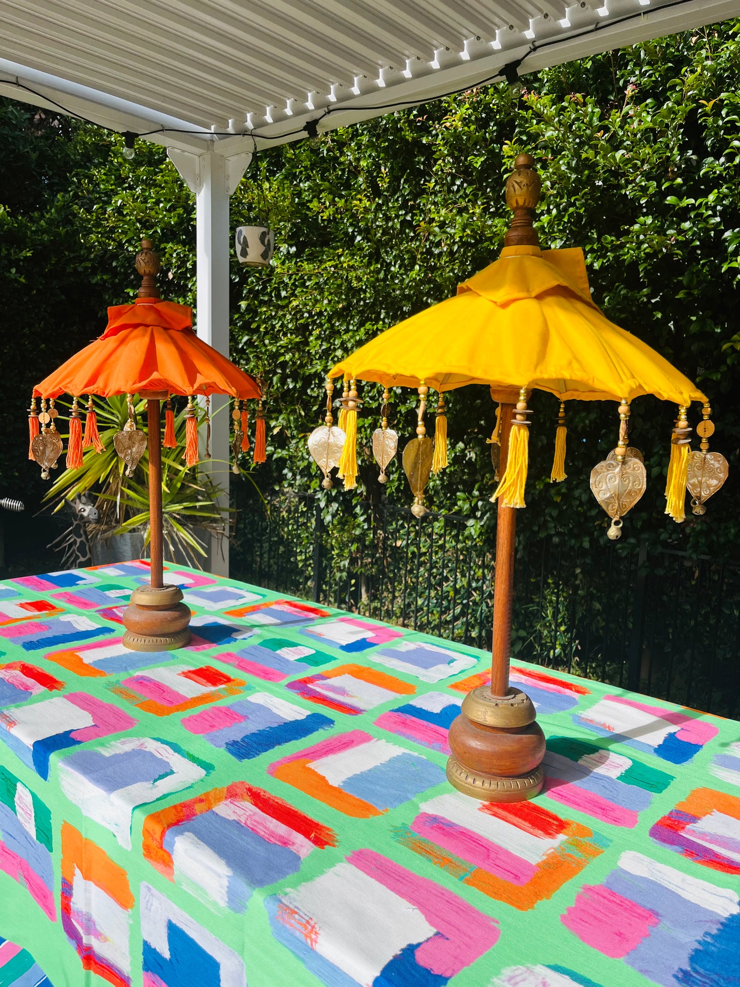Pair of Balinese Umbrellas
