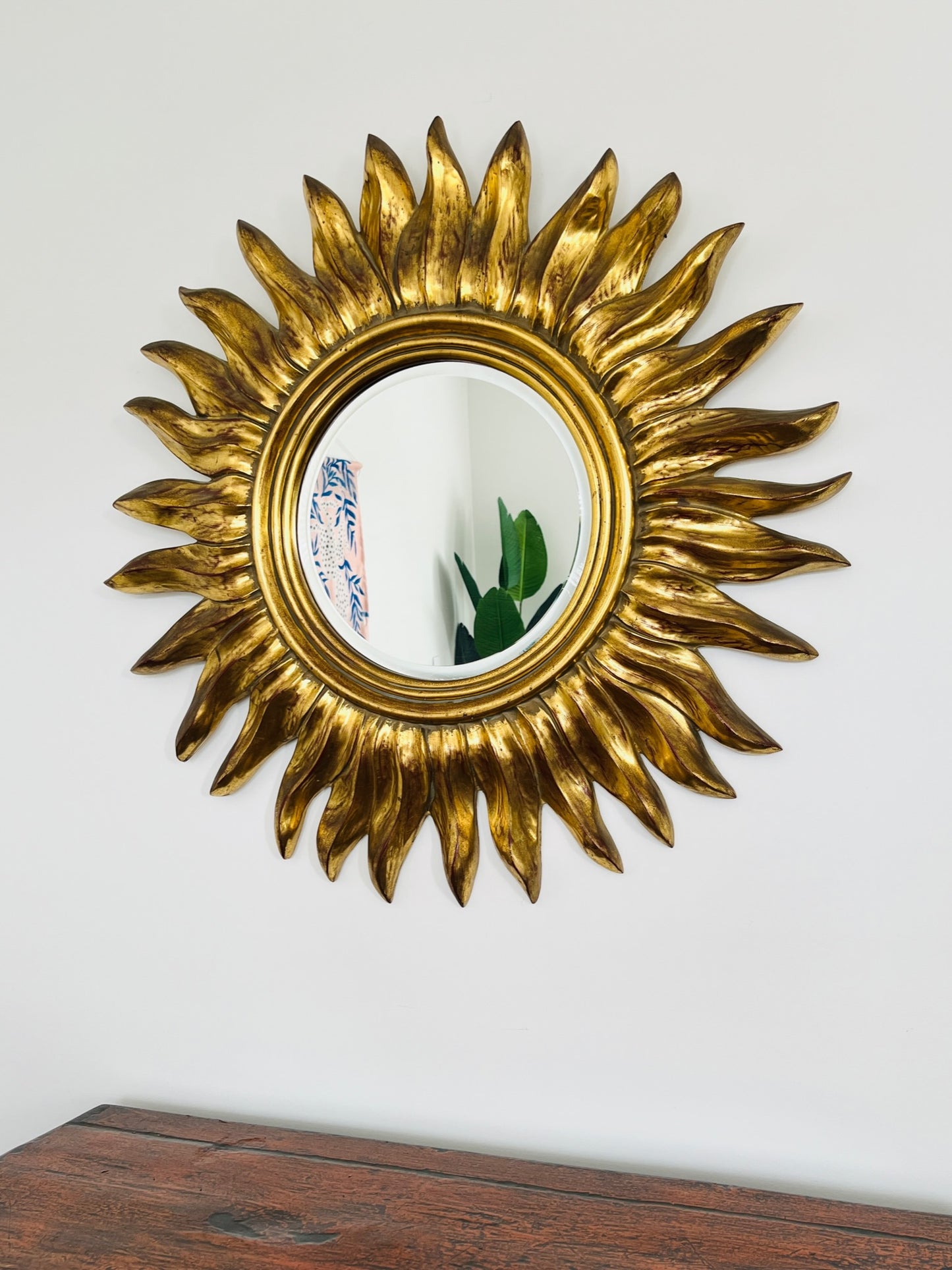 Gorgeous Gold Sun Mirror