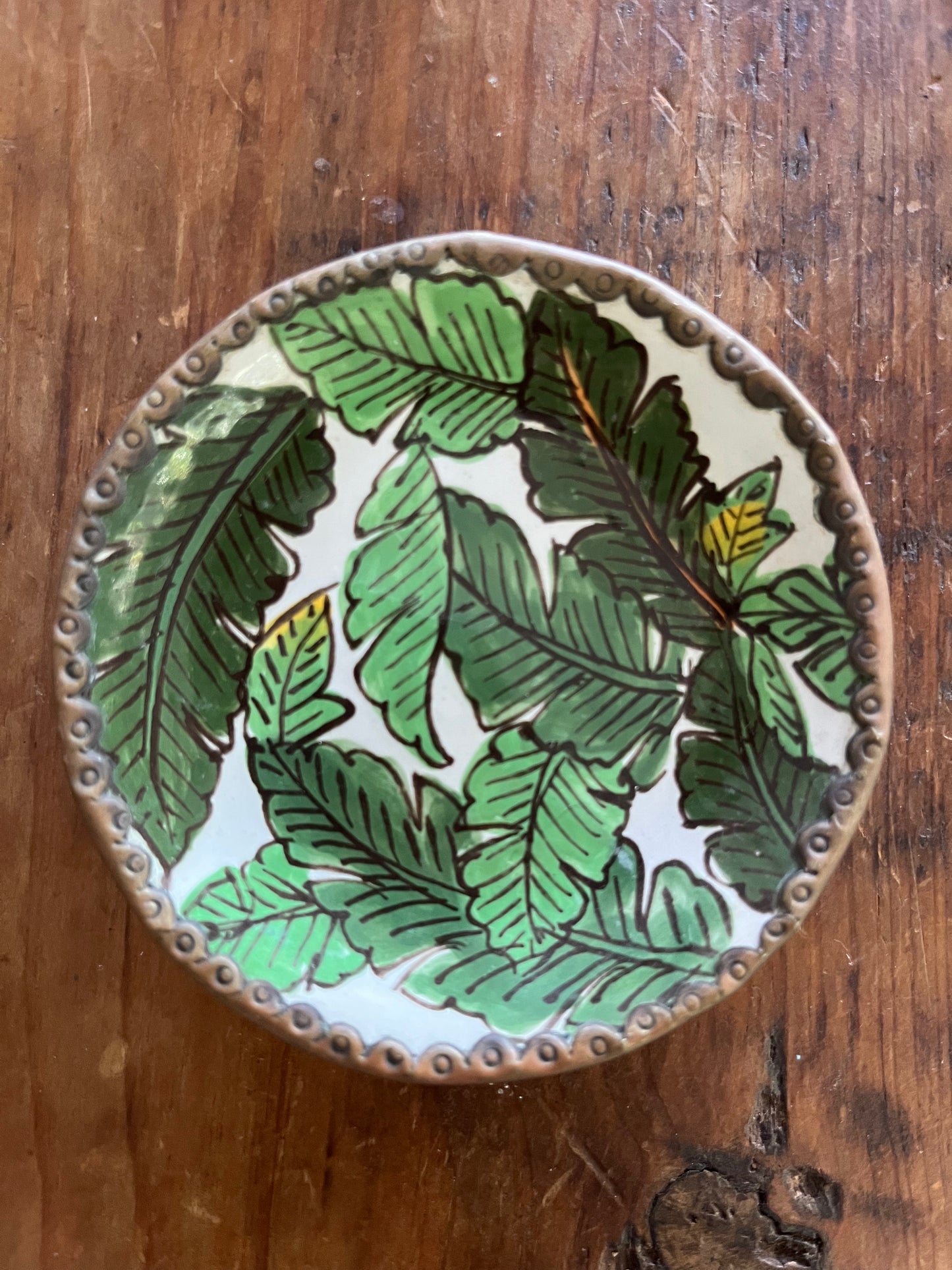 Stunning Set of Five Bowerbird Tapas Plates