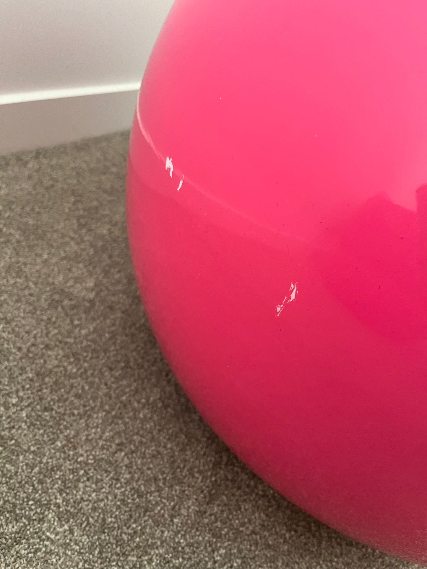 Cute Pair of Pink Ball Chairs