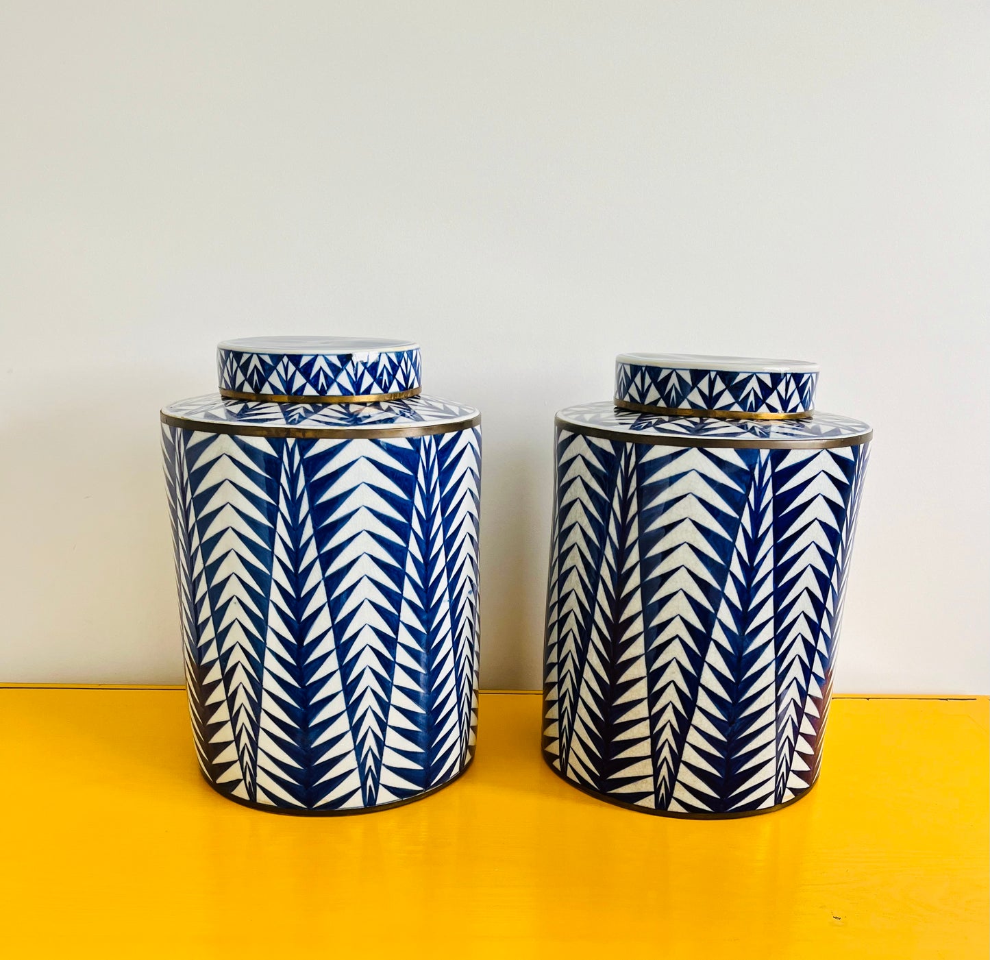 Beautiful pair of Ginger Jars
