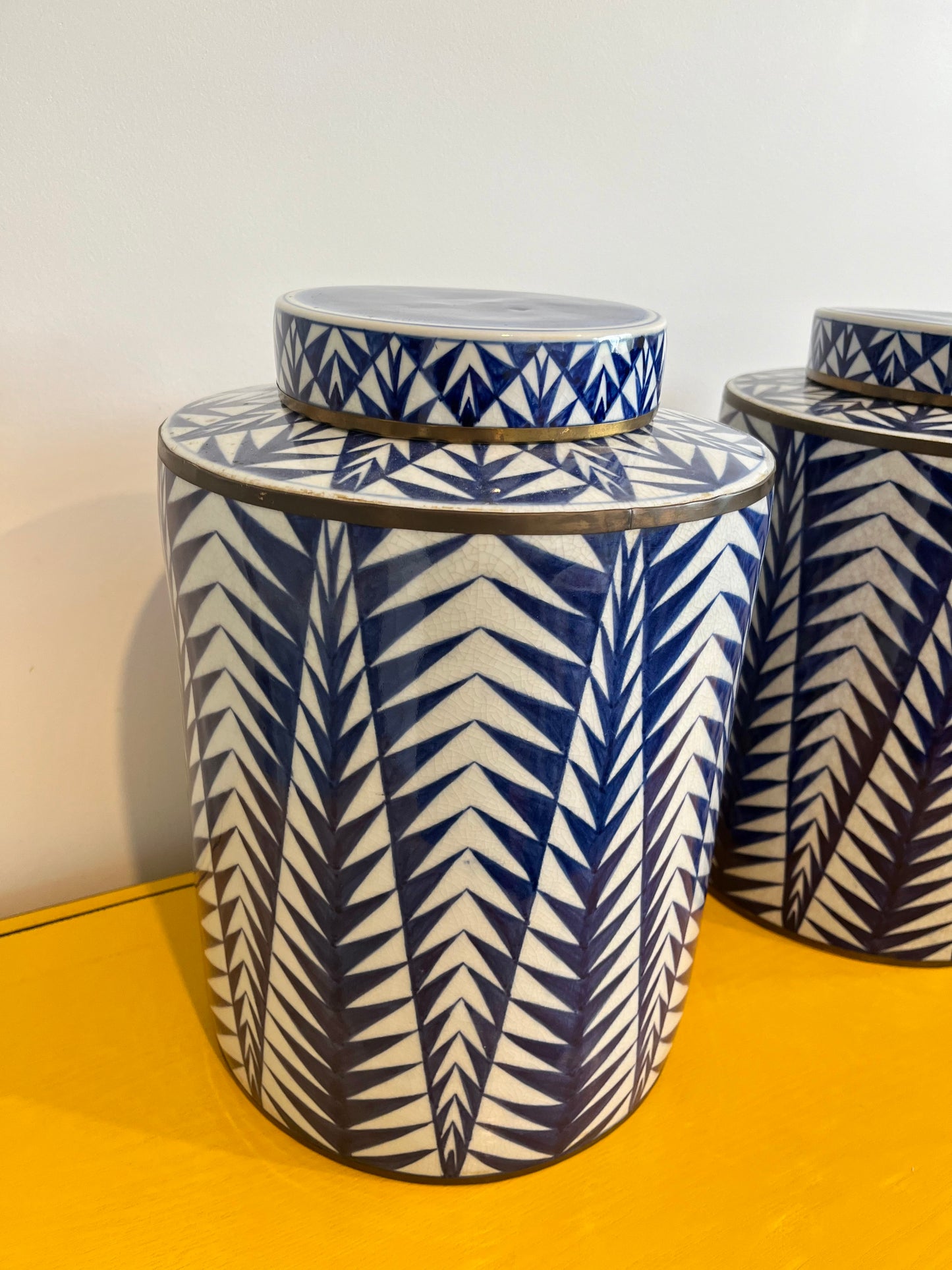 Beautiful pair of Ginger Jars