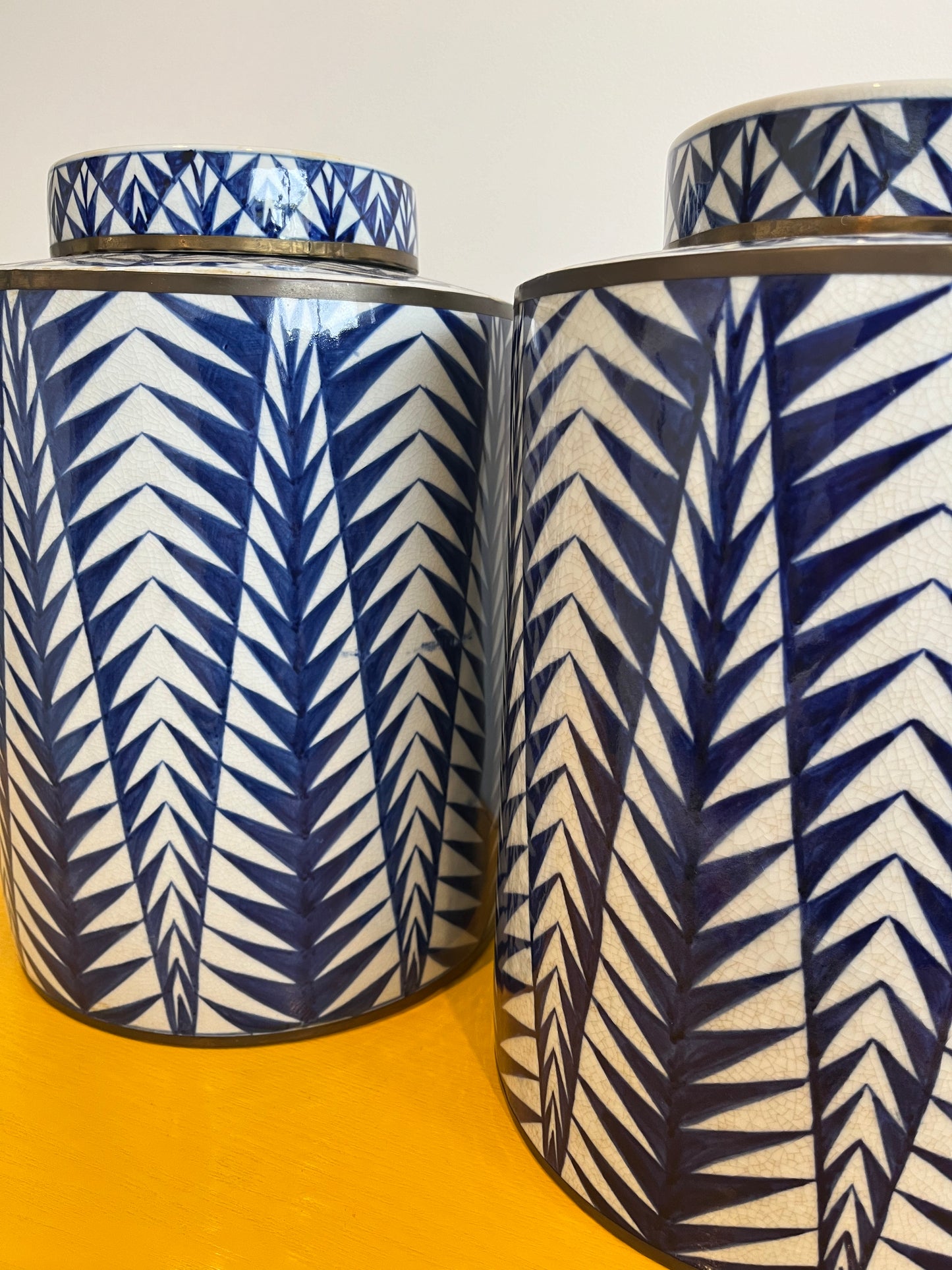 Beautiful pair of Ginger Jars