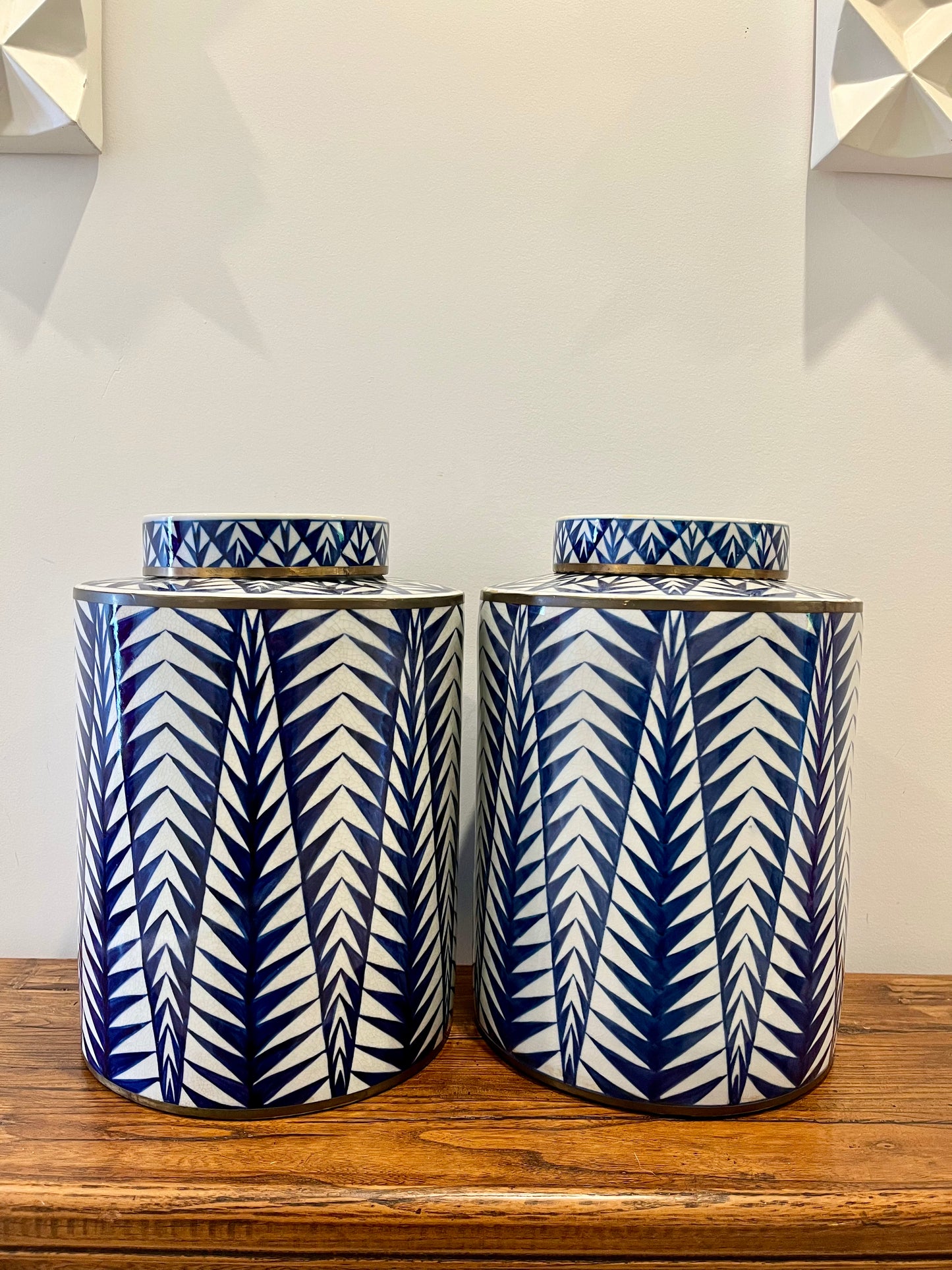 Beautiful pair of Ginger Jars