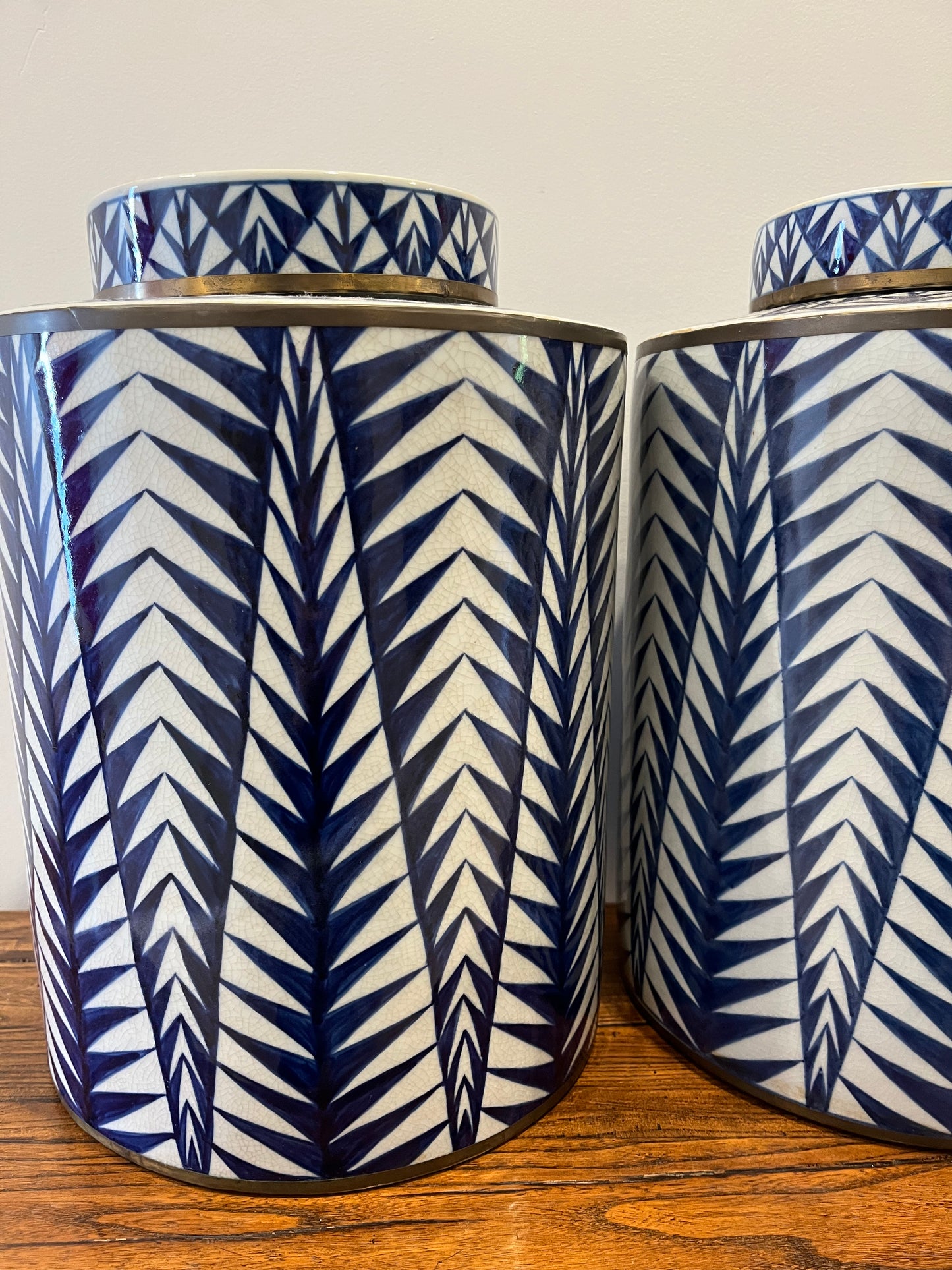 Beautiful pair of Ginger Jars
