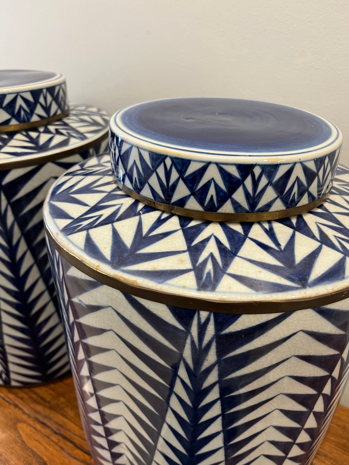 Beautiful pair of Ginger Jars