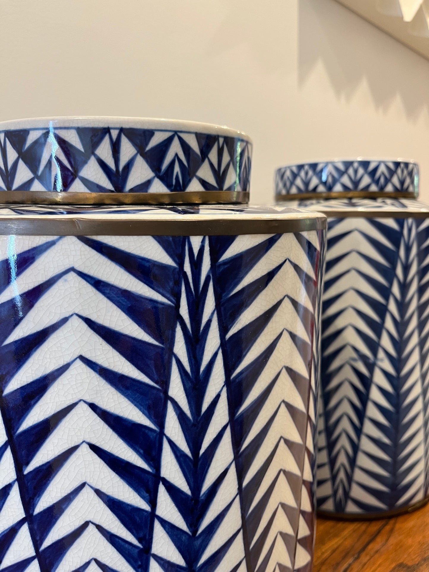 Beautiful pair of Ginger Jars