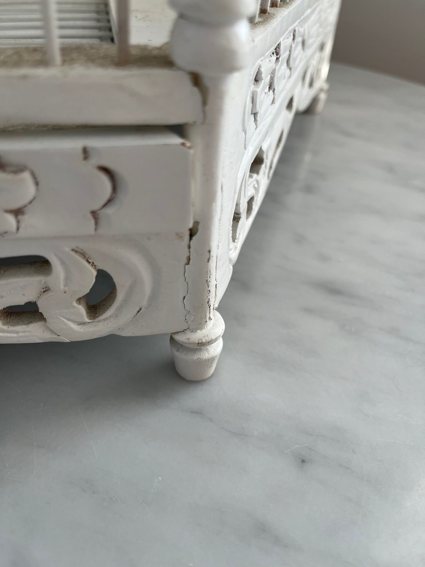 Lovely White Decorative Birdcage