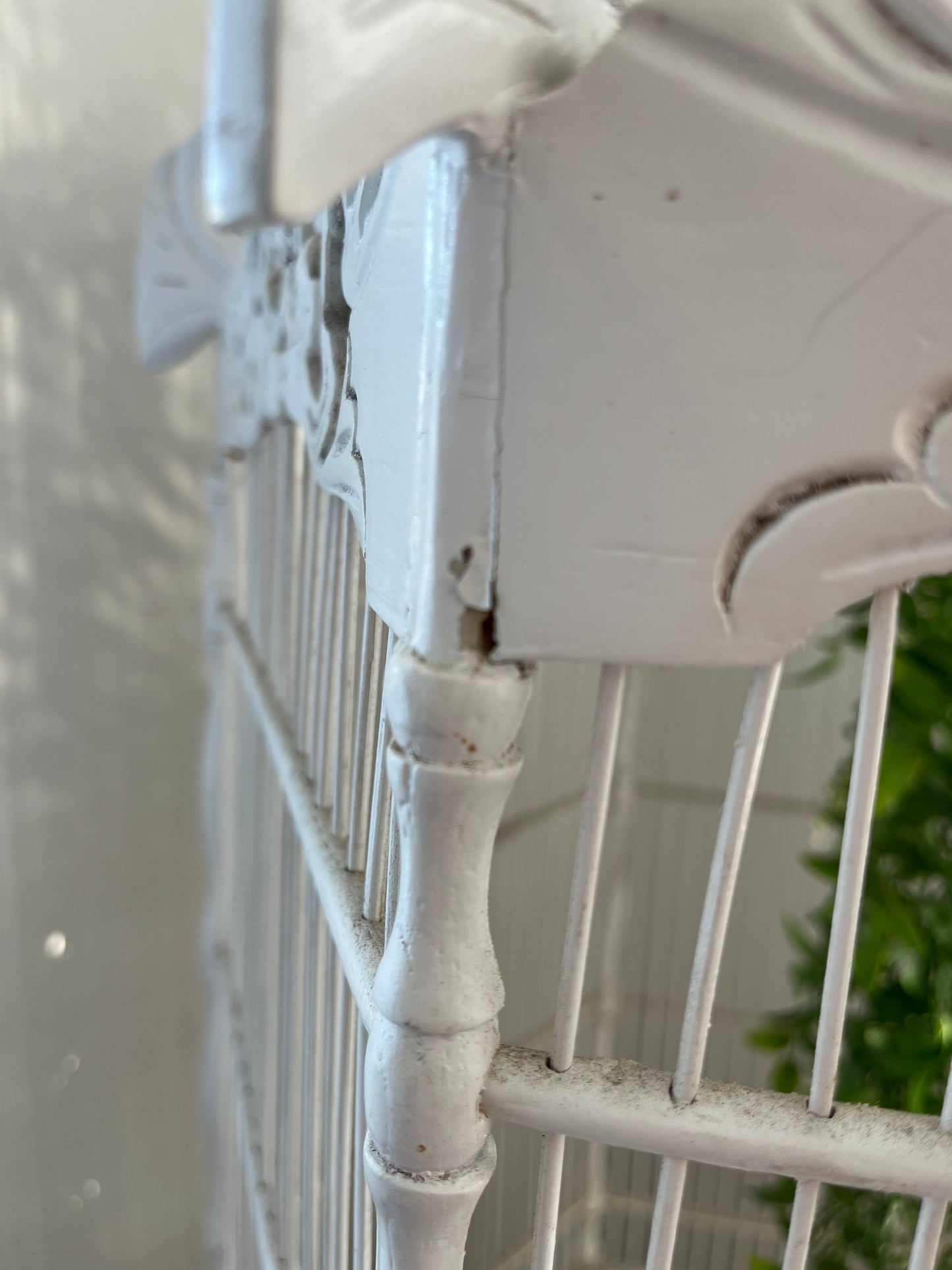 Lovely White Decorative Birdcage