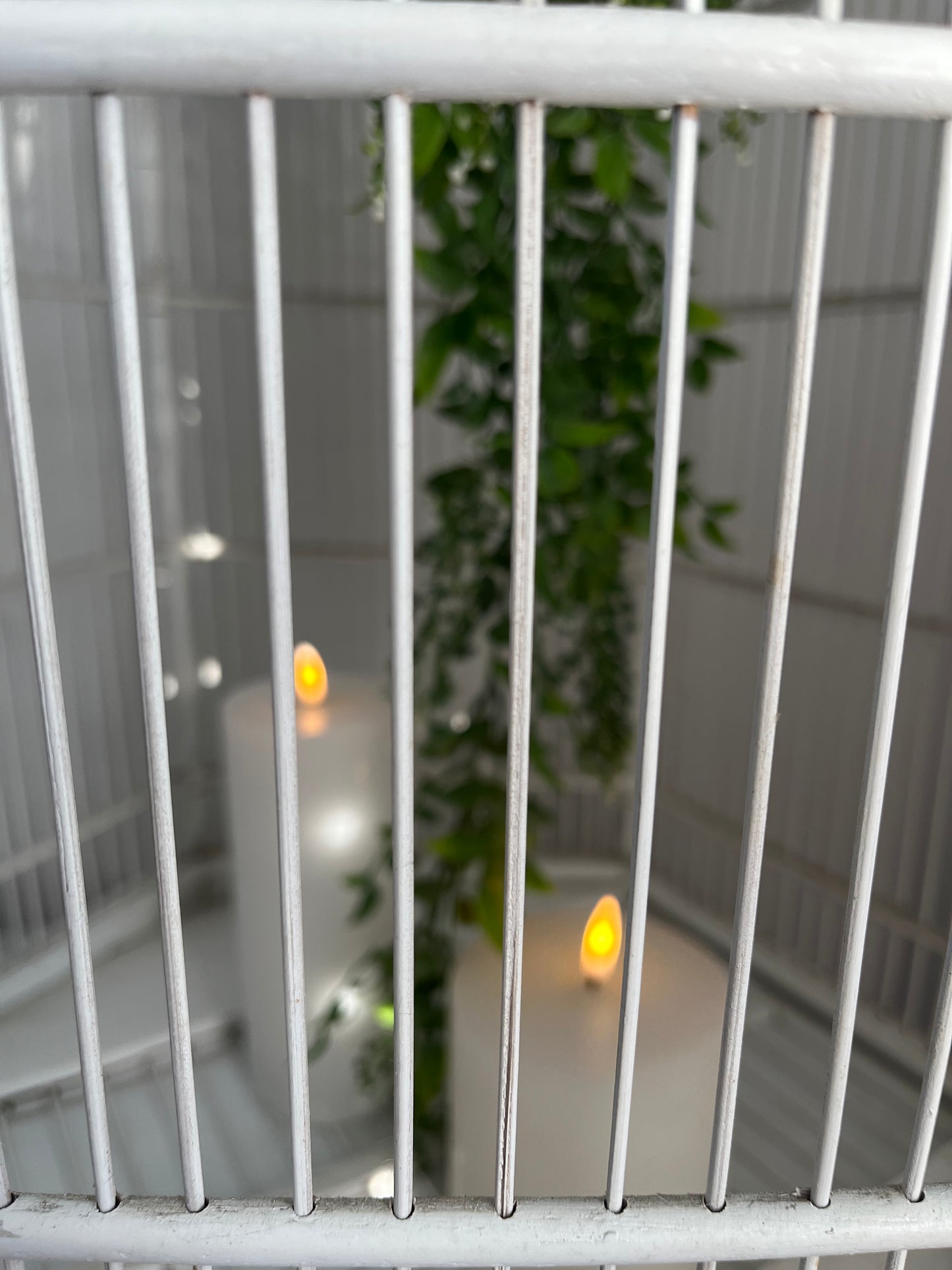 Lovely White Decorative Birdcage