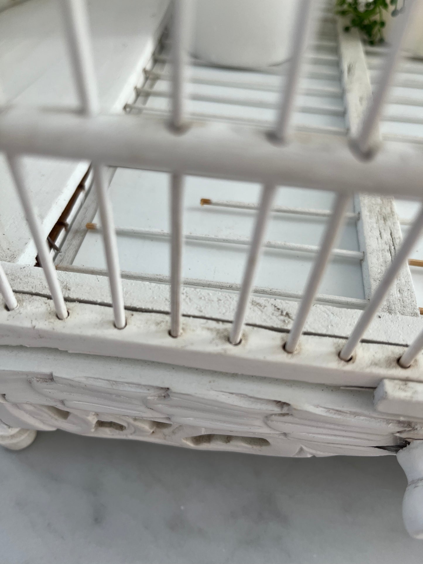 Lovely White Decorative Birdcage