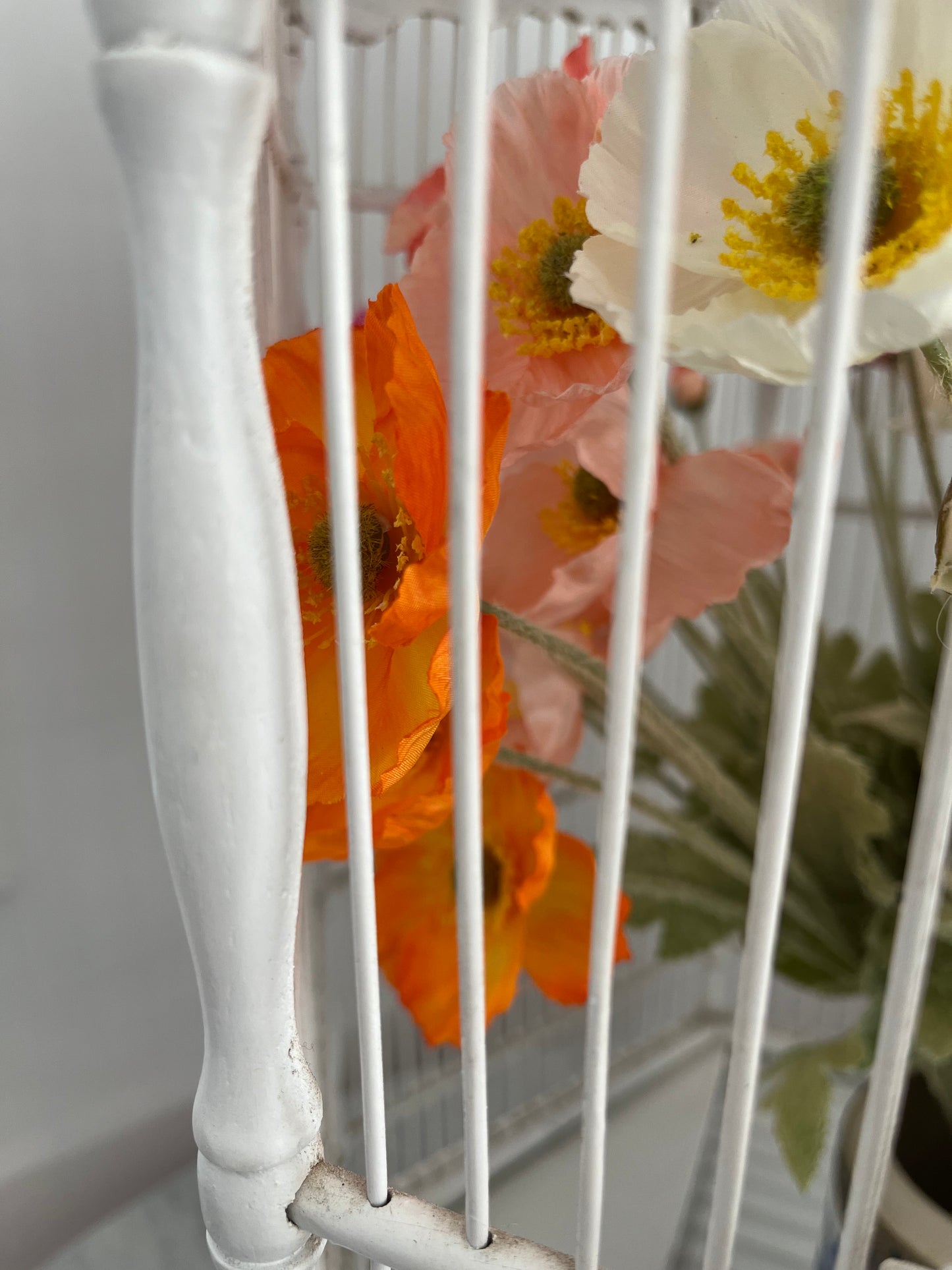 Lovely White Decorative Birdcage