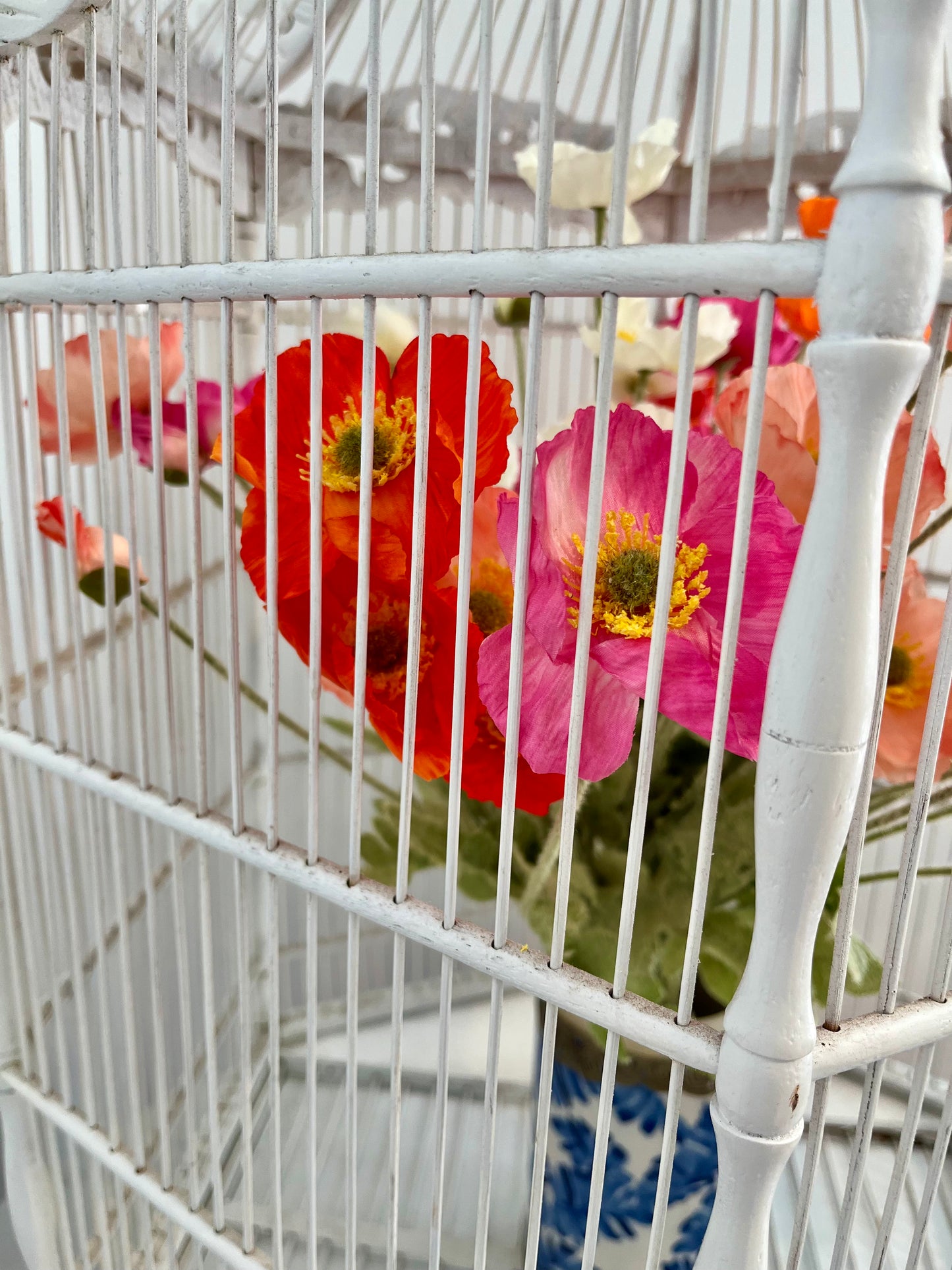 Lovely White Decorative Birdcage