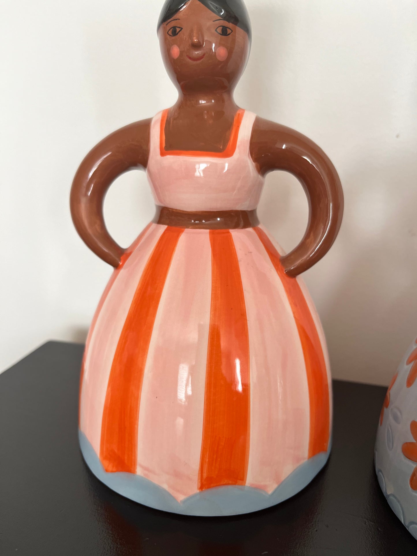 Lovely Pair of Lady Candleholders