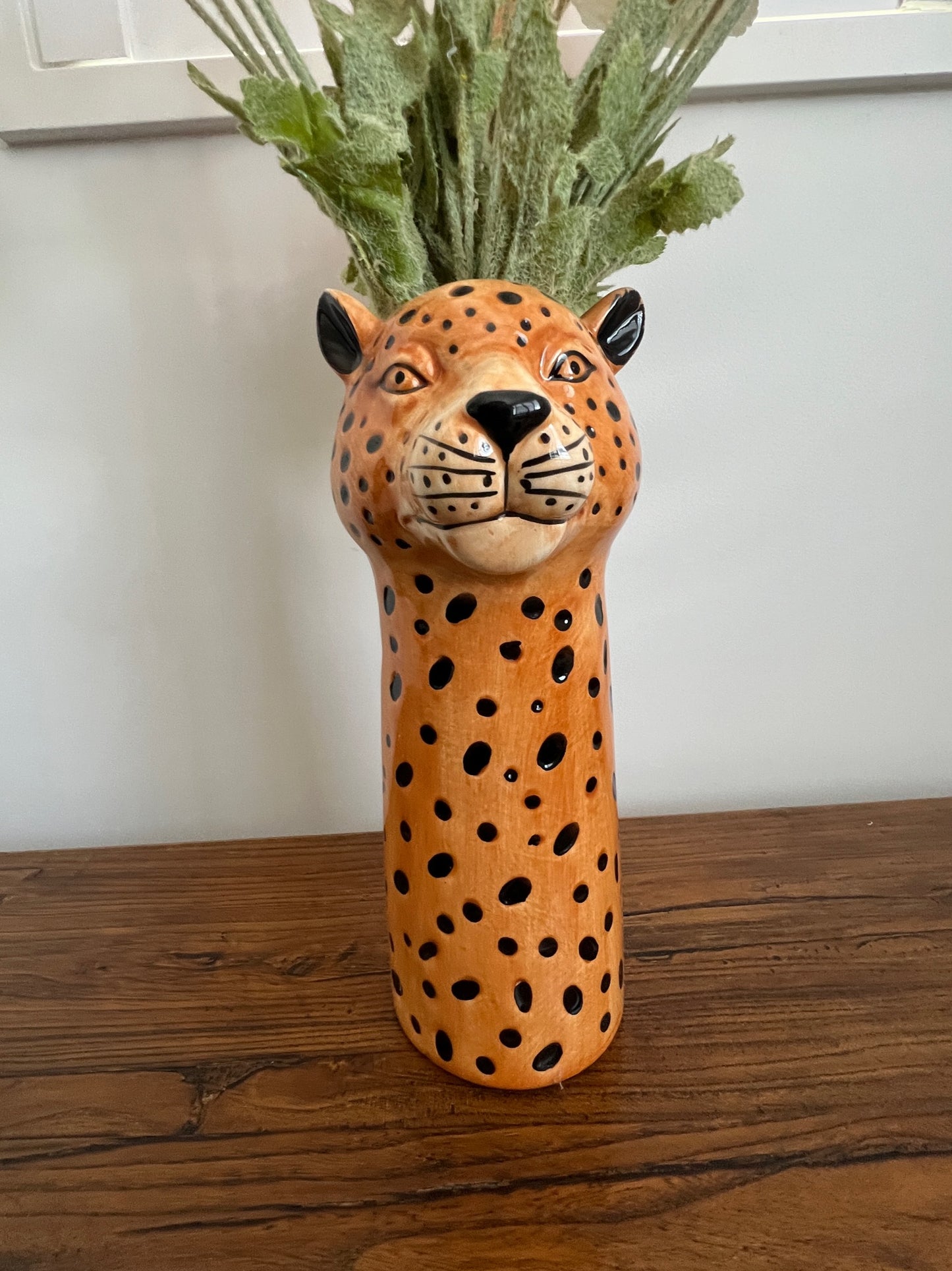 Funky Cheetah Vase
