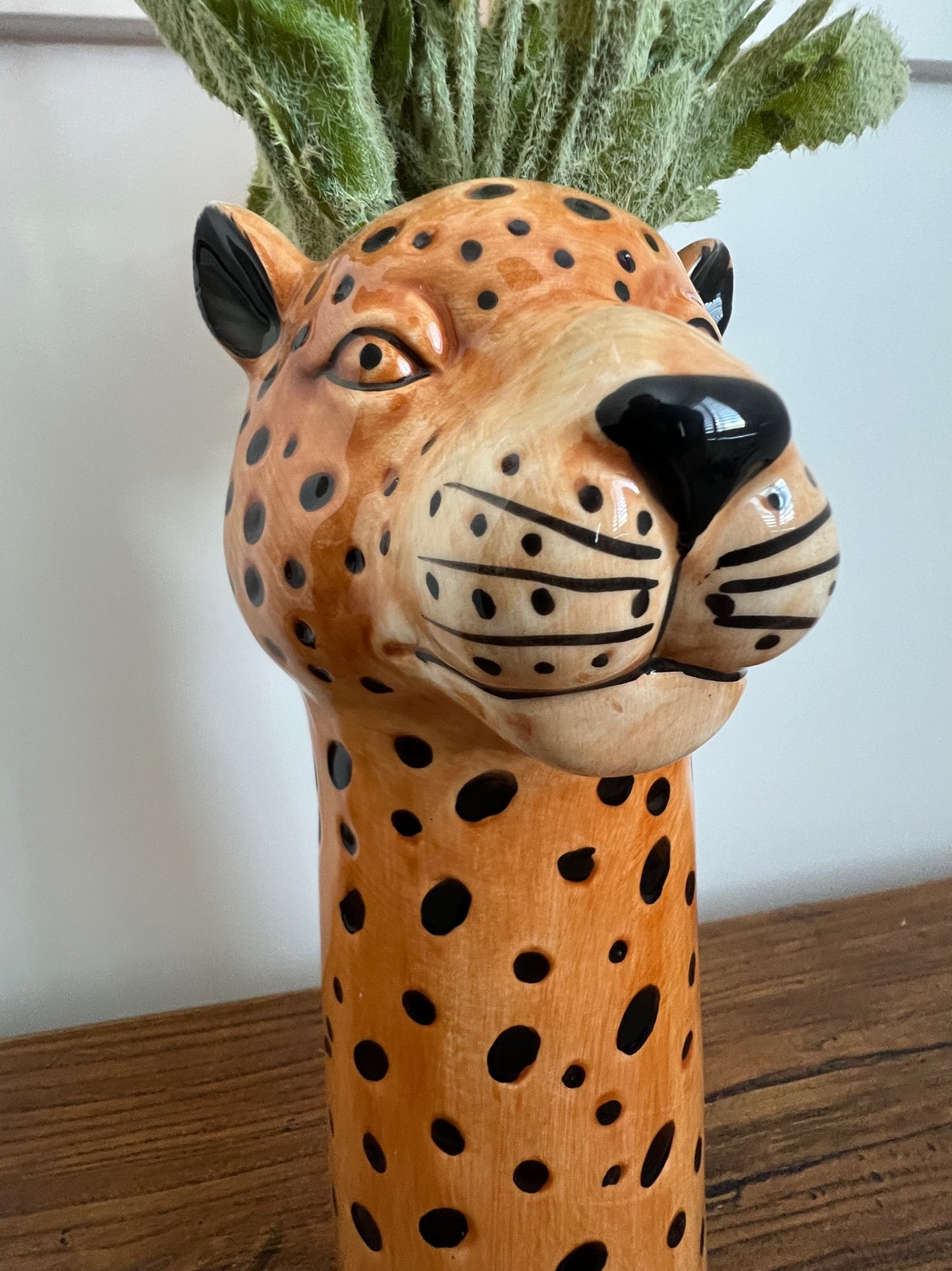 Funky Cheetah Vase