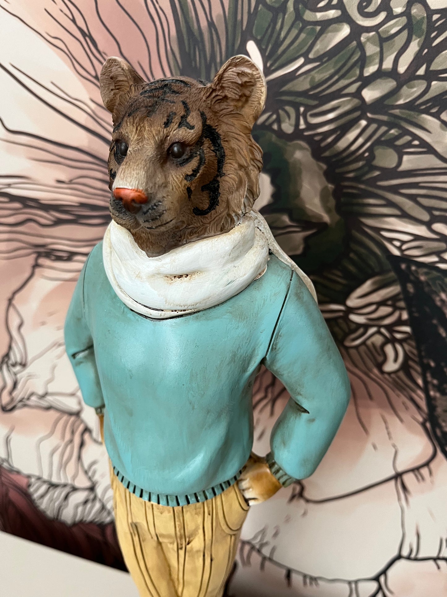 Funky Tiger Figurine
