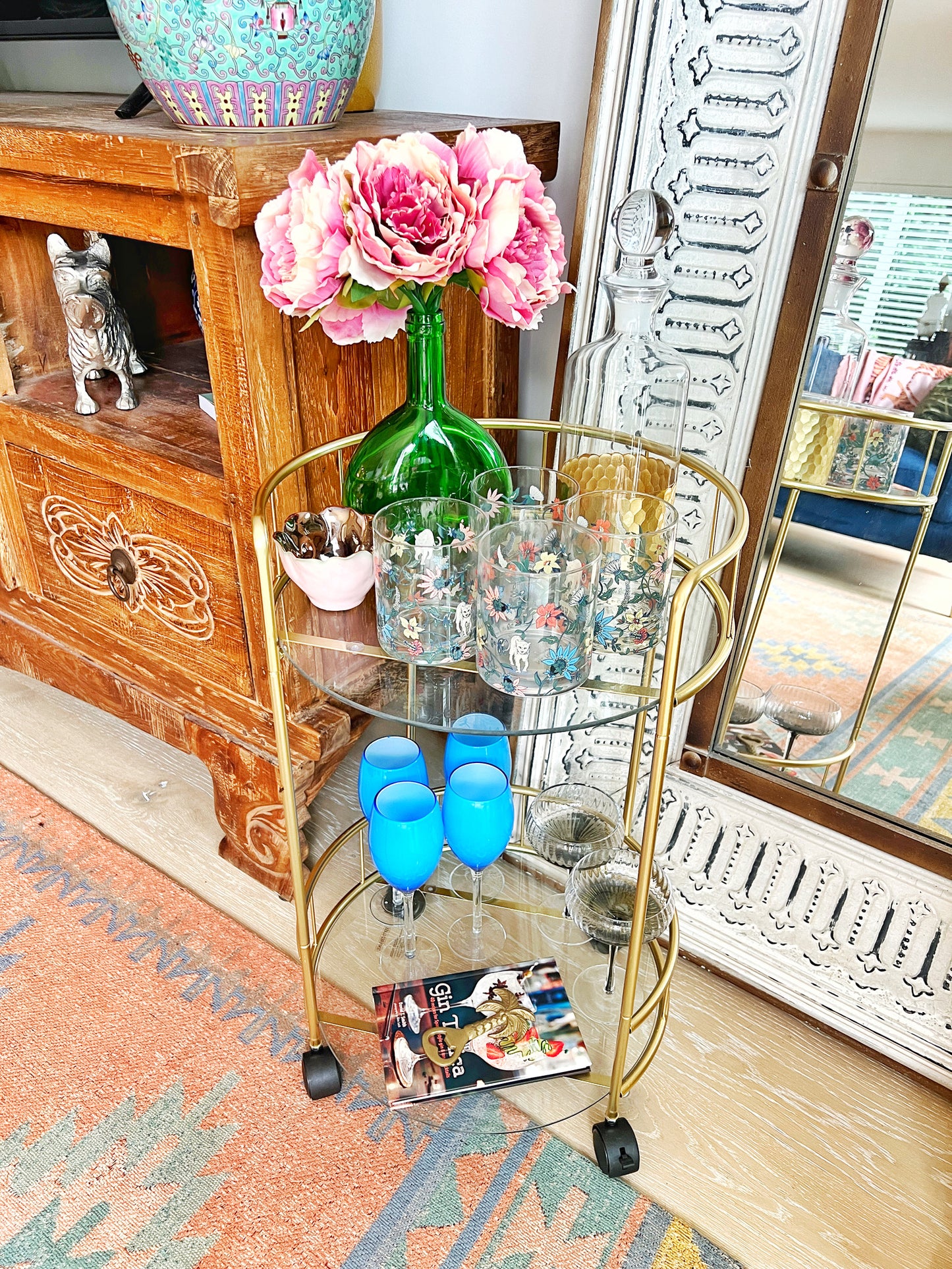 Curated Bar Cart