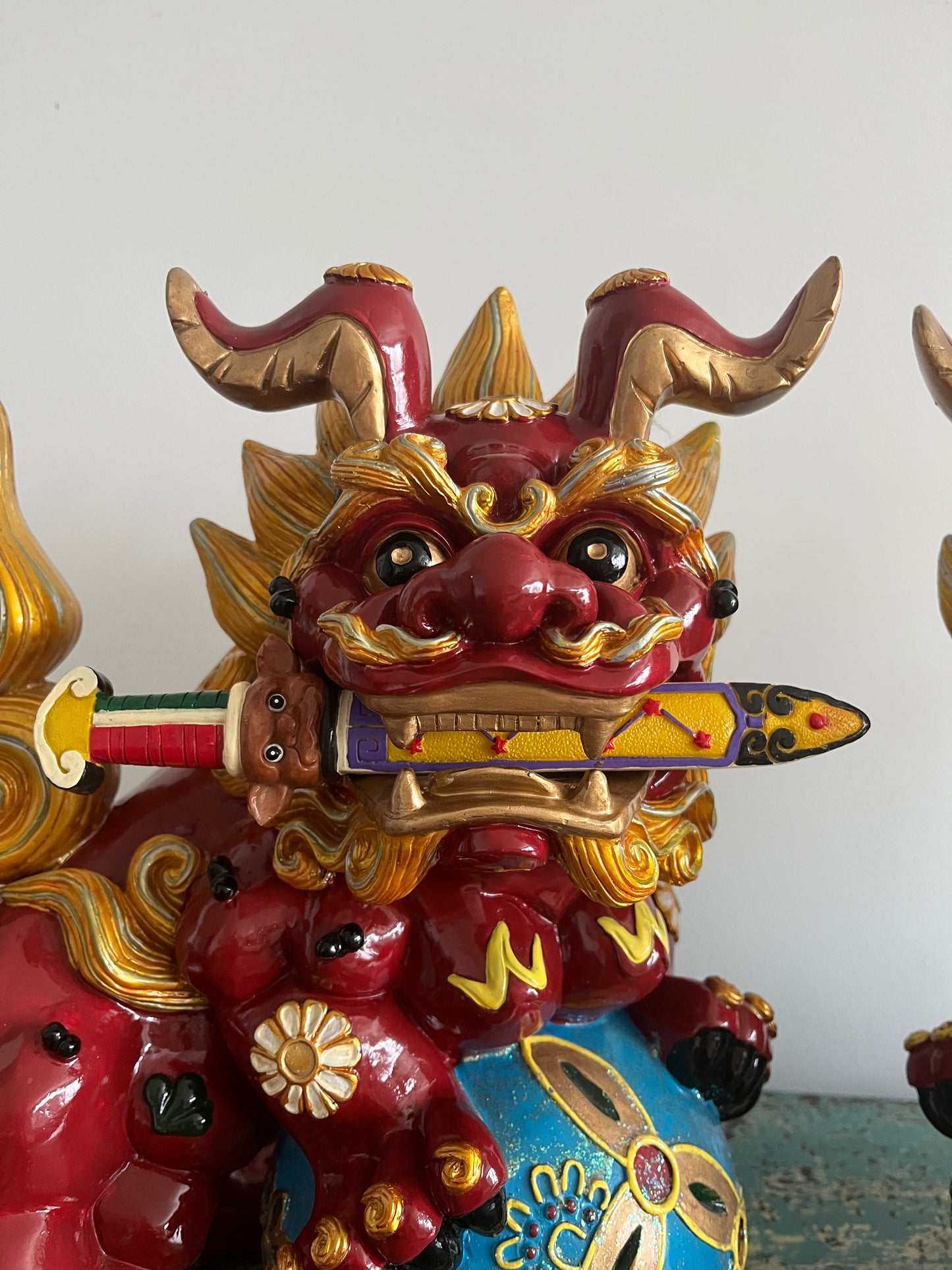 Large Pair of Chinese Foo Dogs