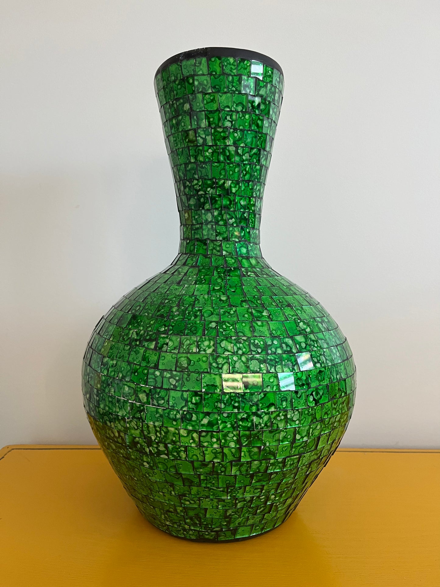 Gorgeous Green Mosaic Vase