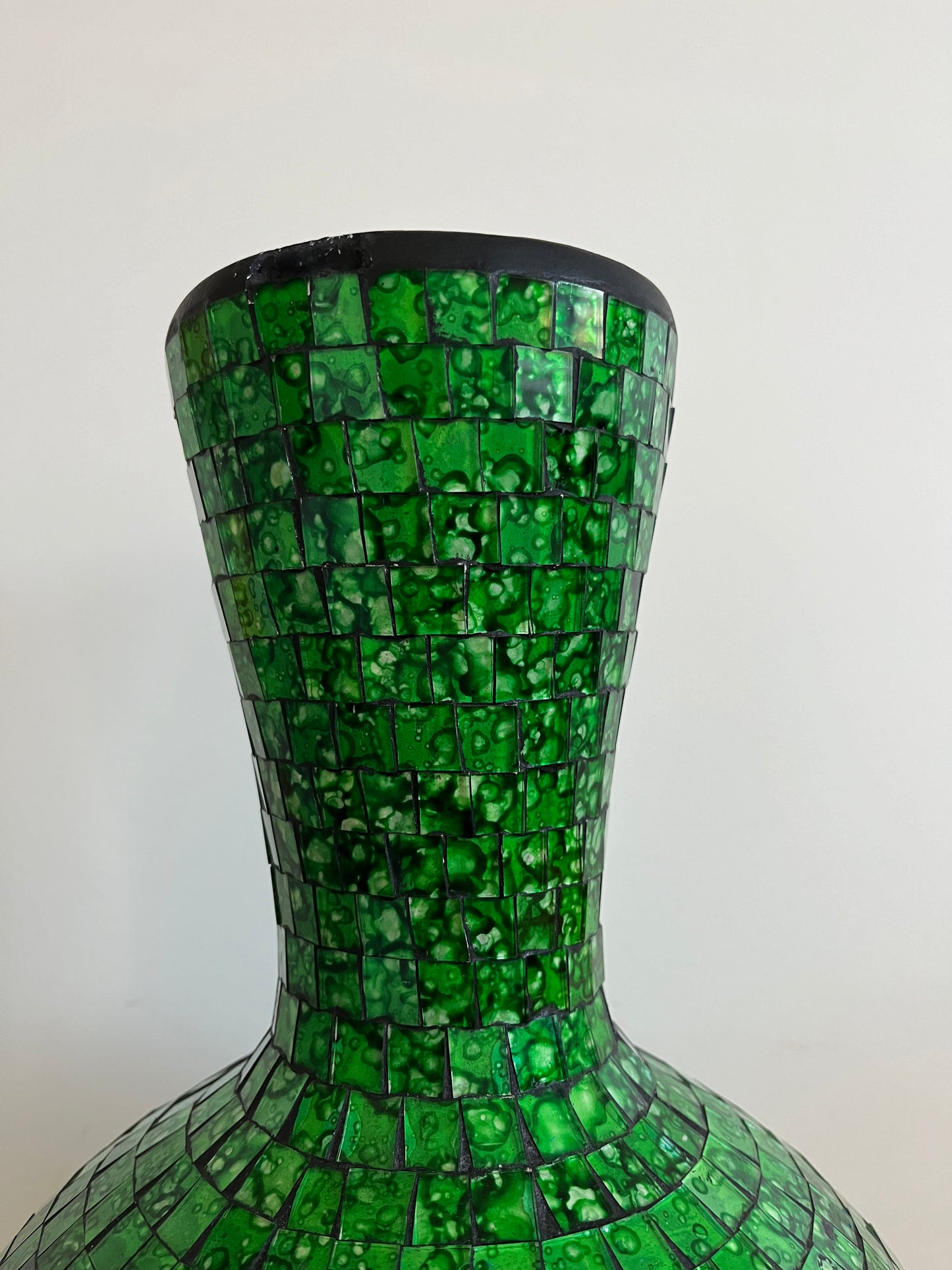 Gorgeous Green Mosaic Vase