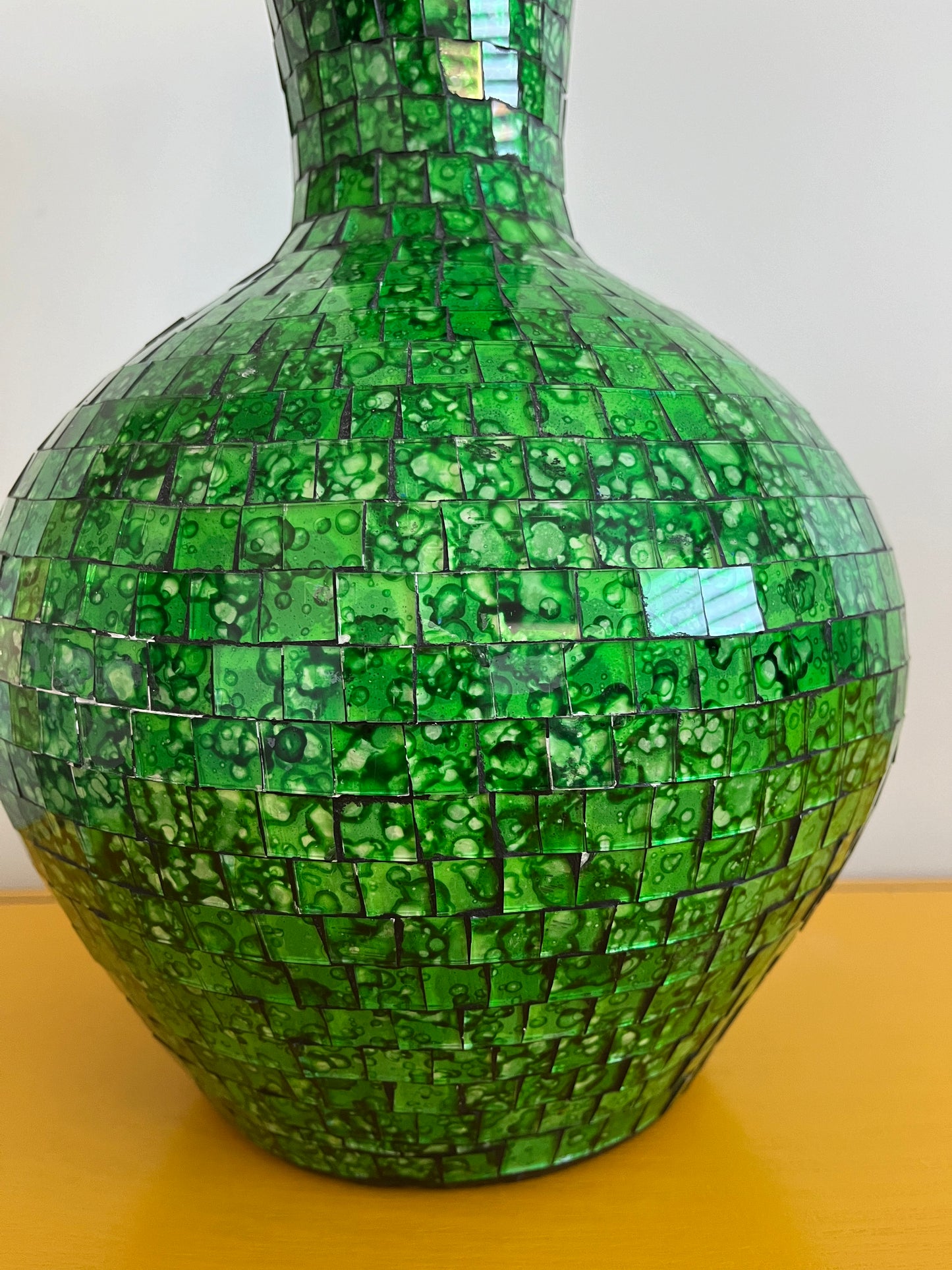 Gorgeous Green Mosaic Vase