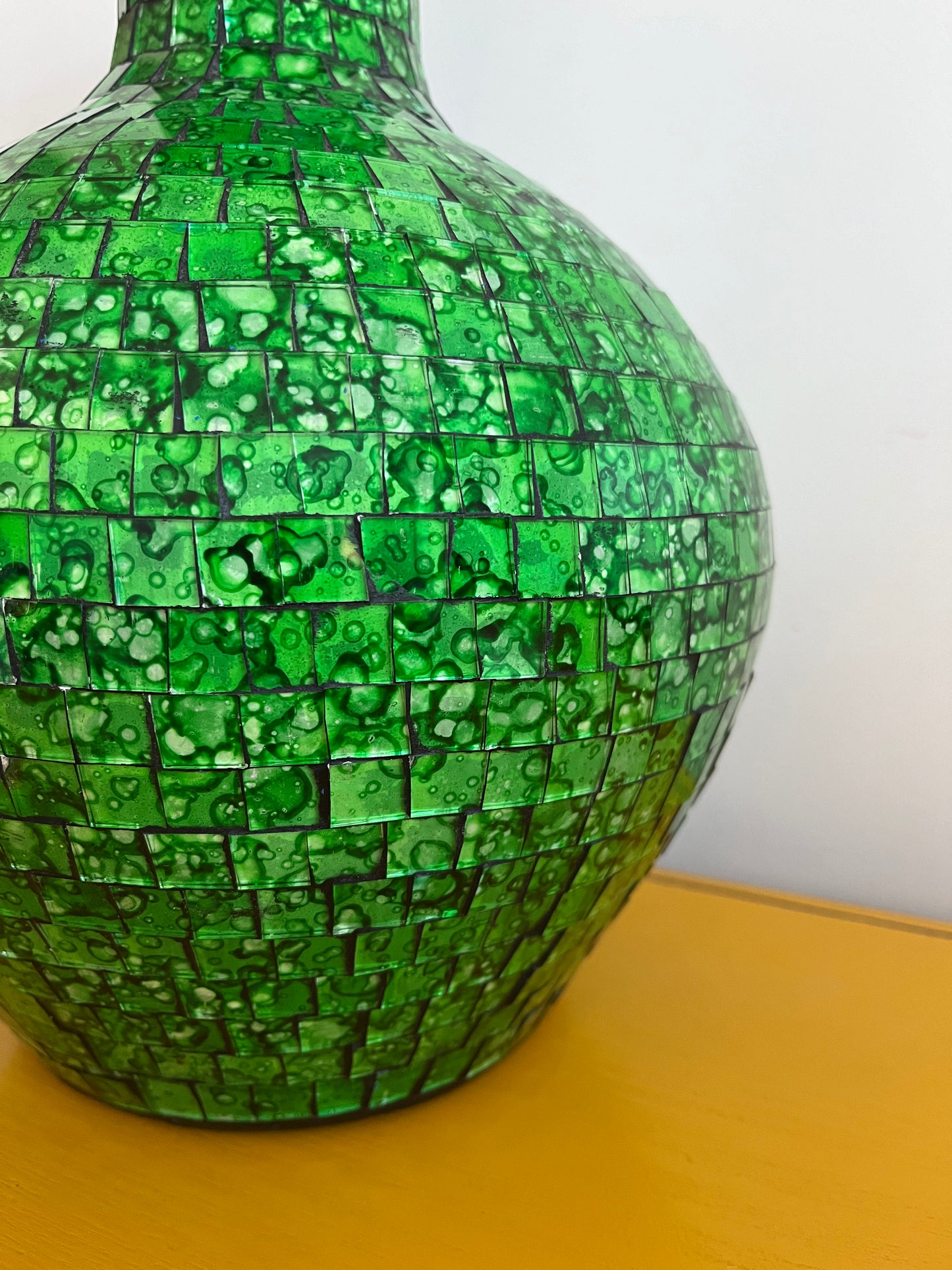 Gorgeous Green Mosaic Vase
