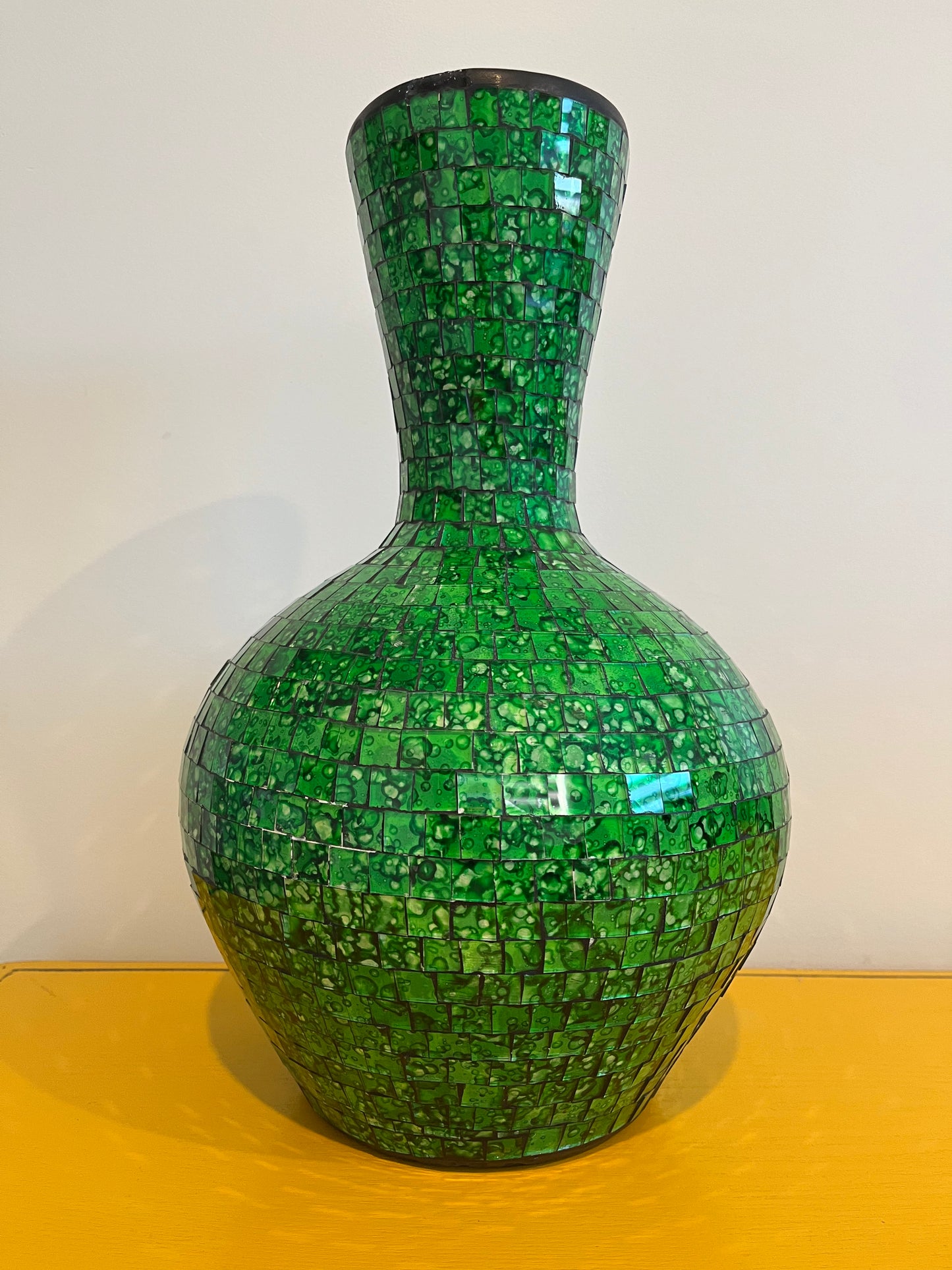 Gorgeous Green Mosaic Vase