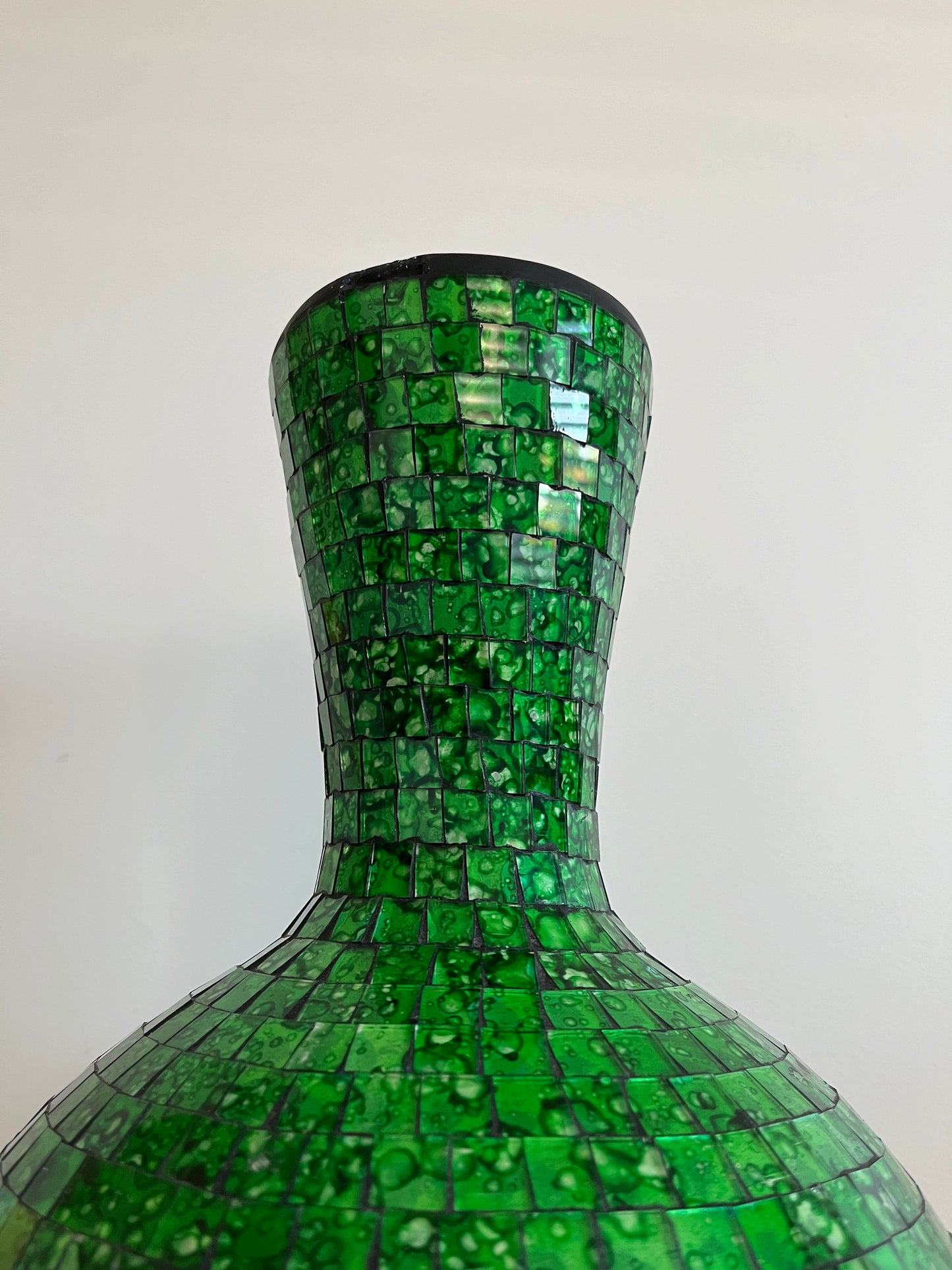 Gorgeous Green Mosaic Vase