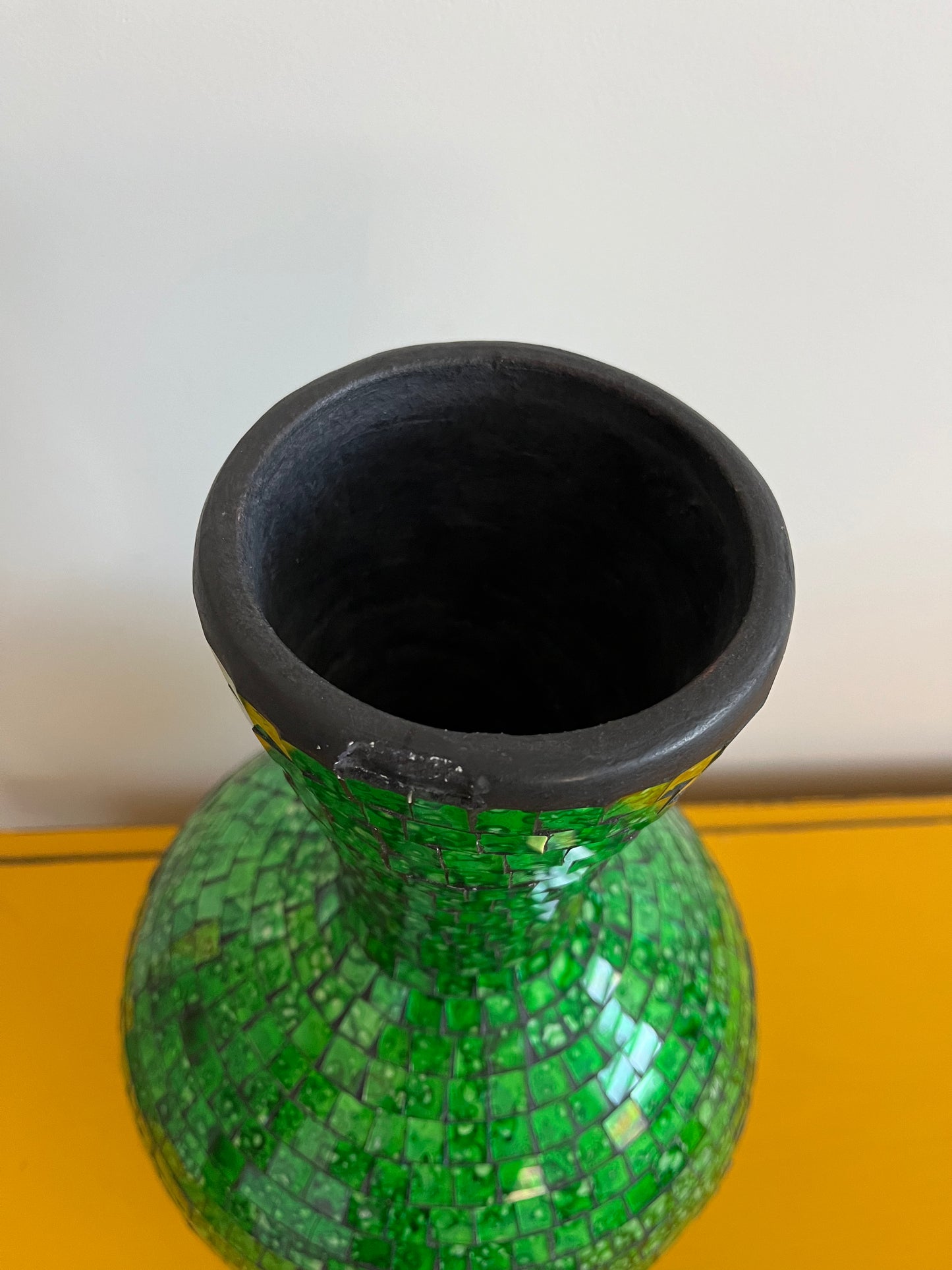 Gorgeous Green Mosaic Vase