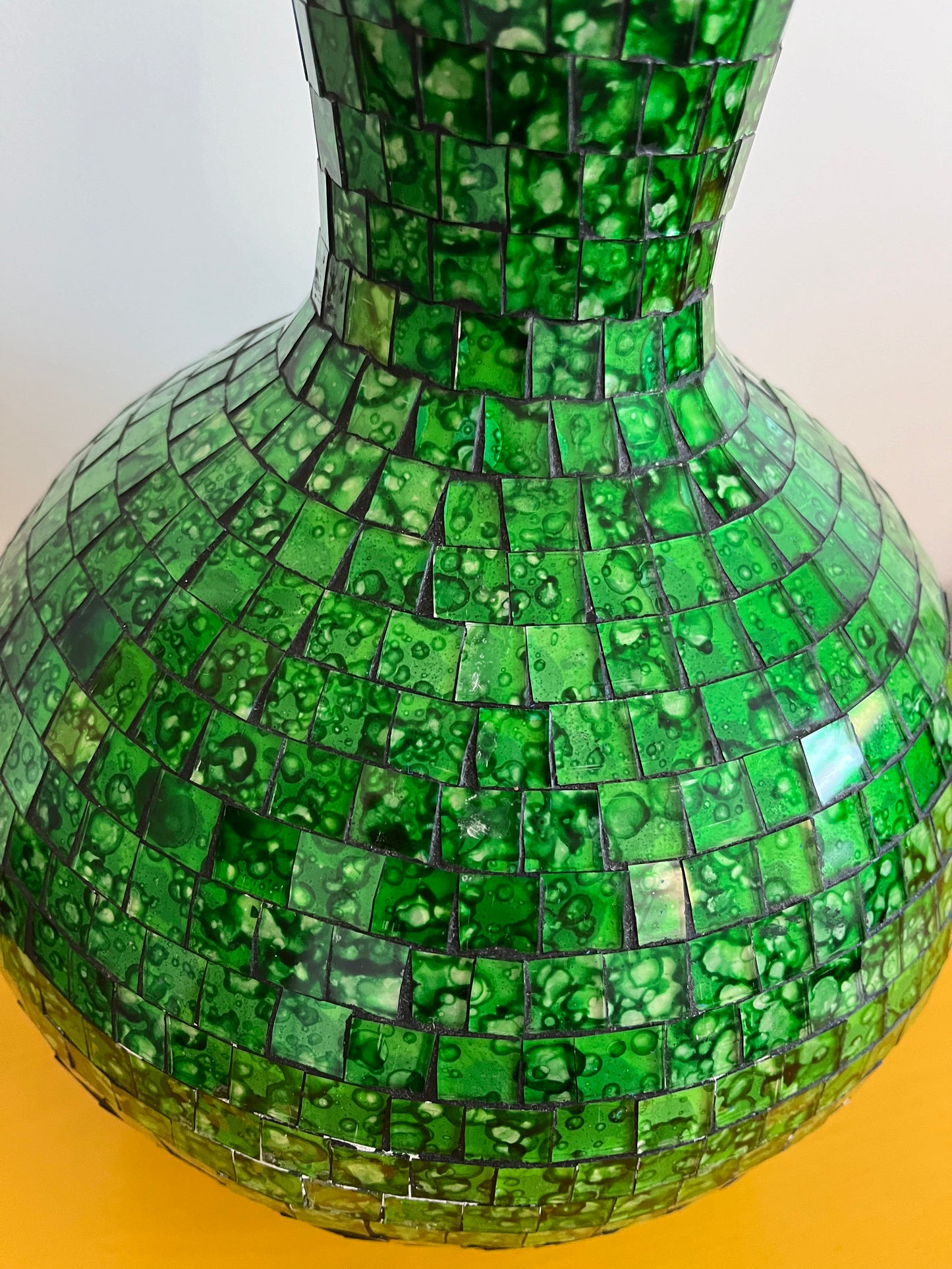 Gorgeous Green Mosaic Vase