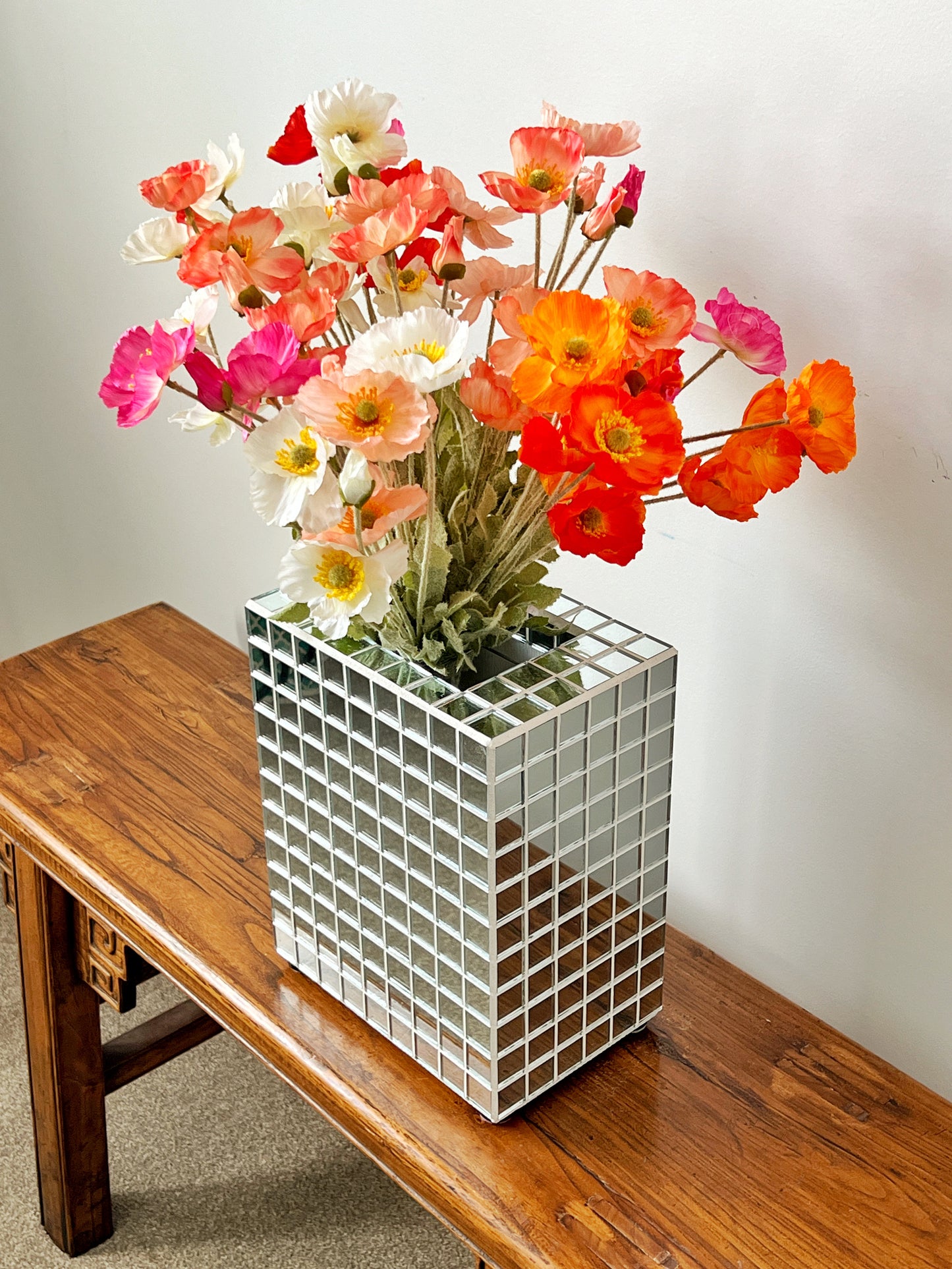 Gorgeous Mirror Tile Vase