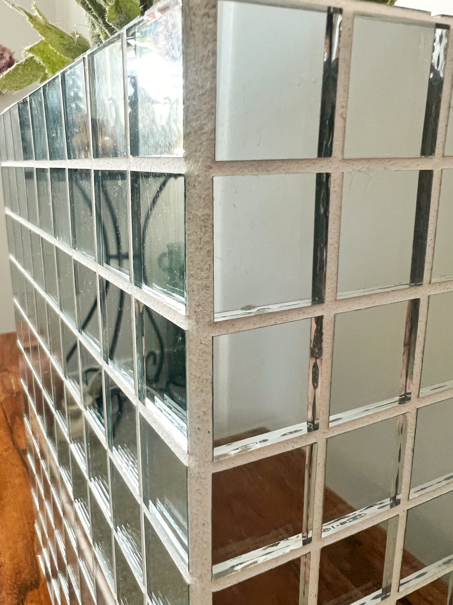 Gorgeous Mirror Tile Vase