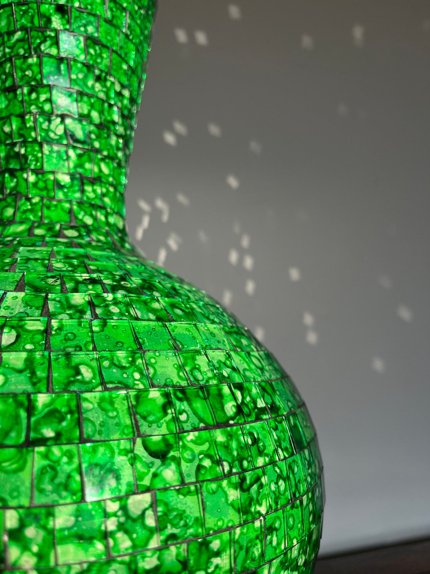 Gorgeous Green Mosaic Vase