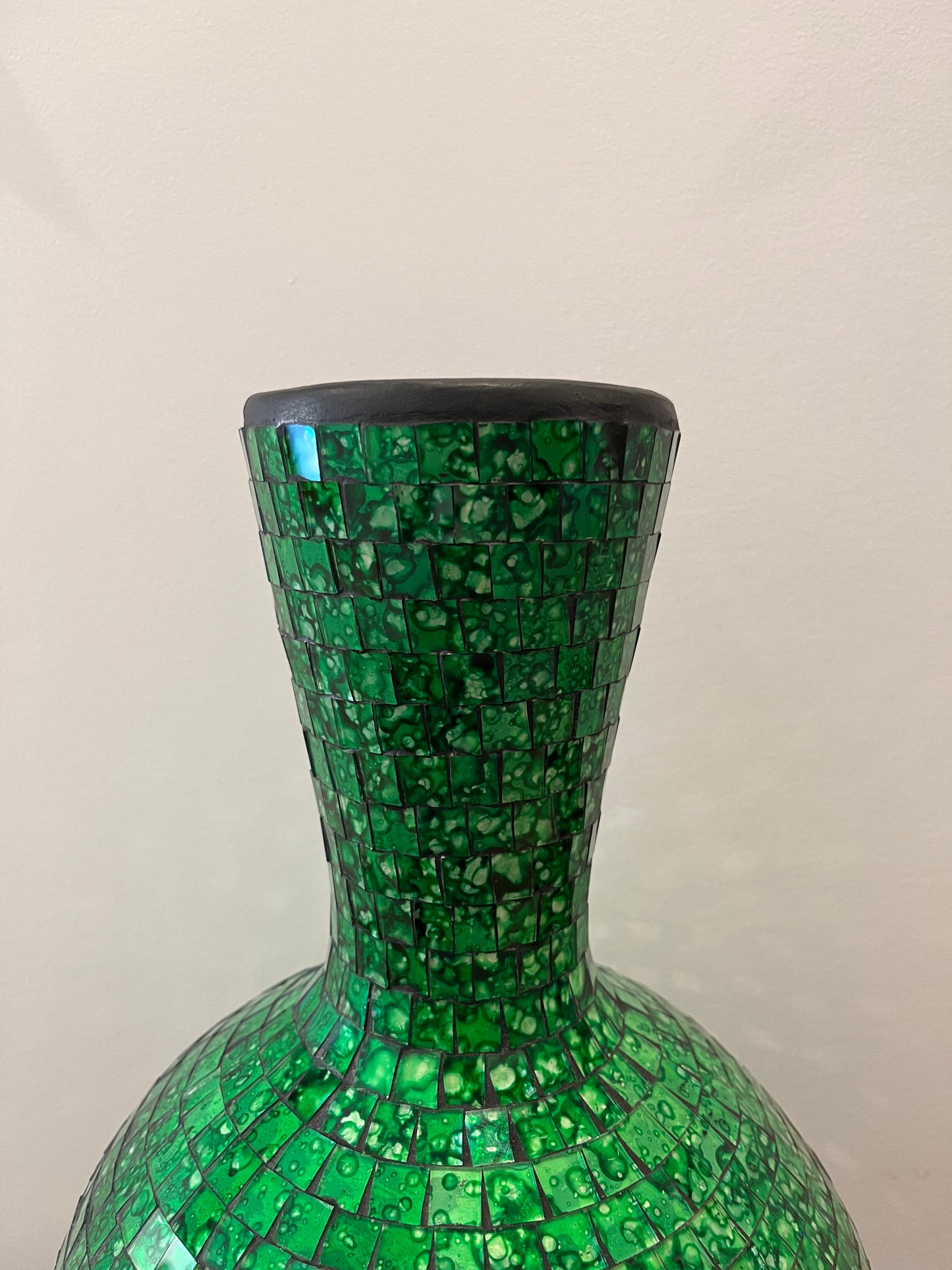 Gorgeous Green Mosaic Vase