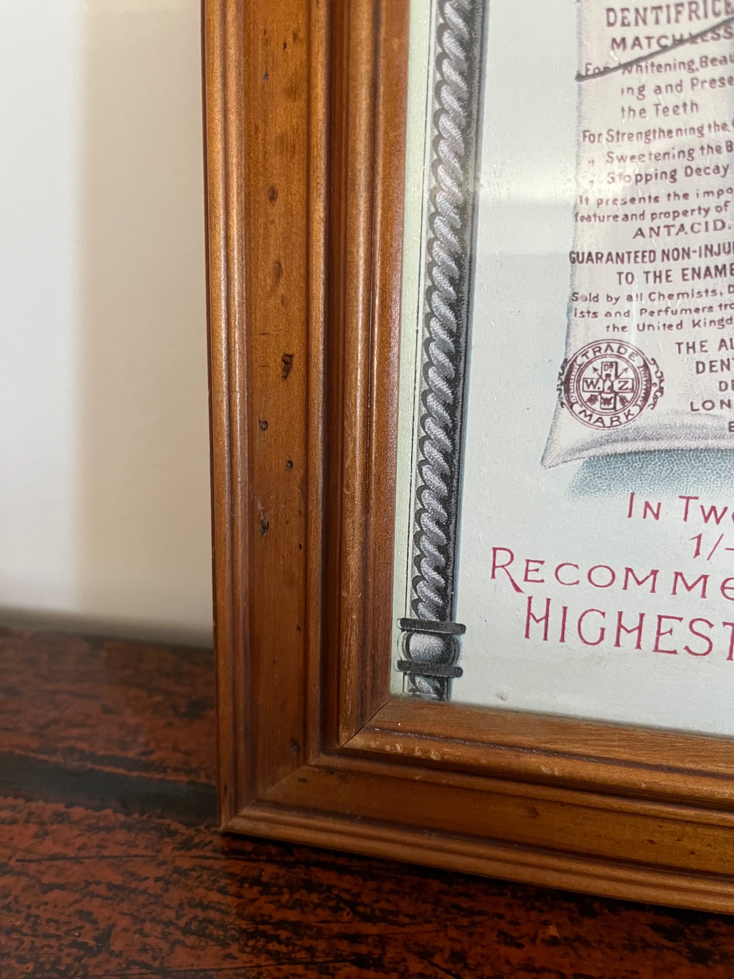 Framed Vintage Print