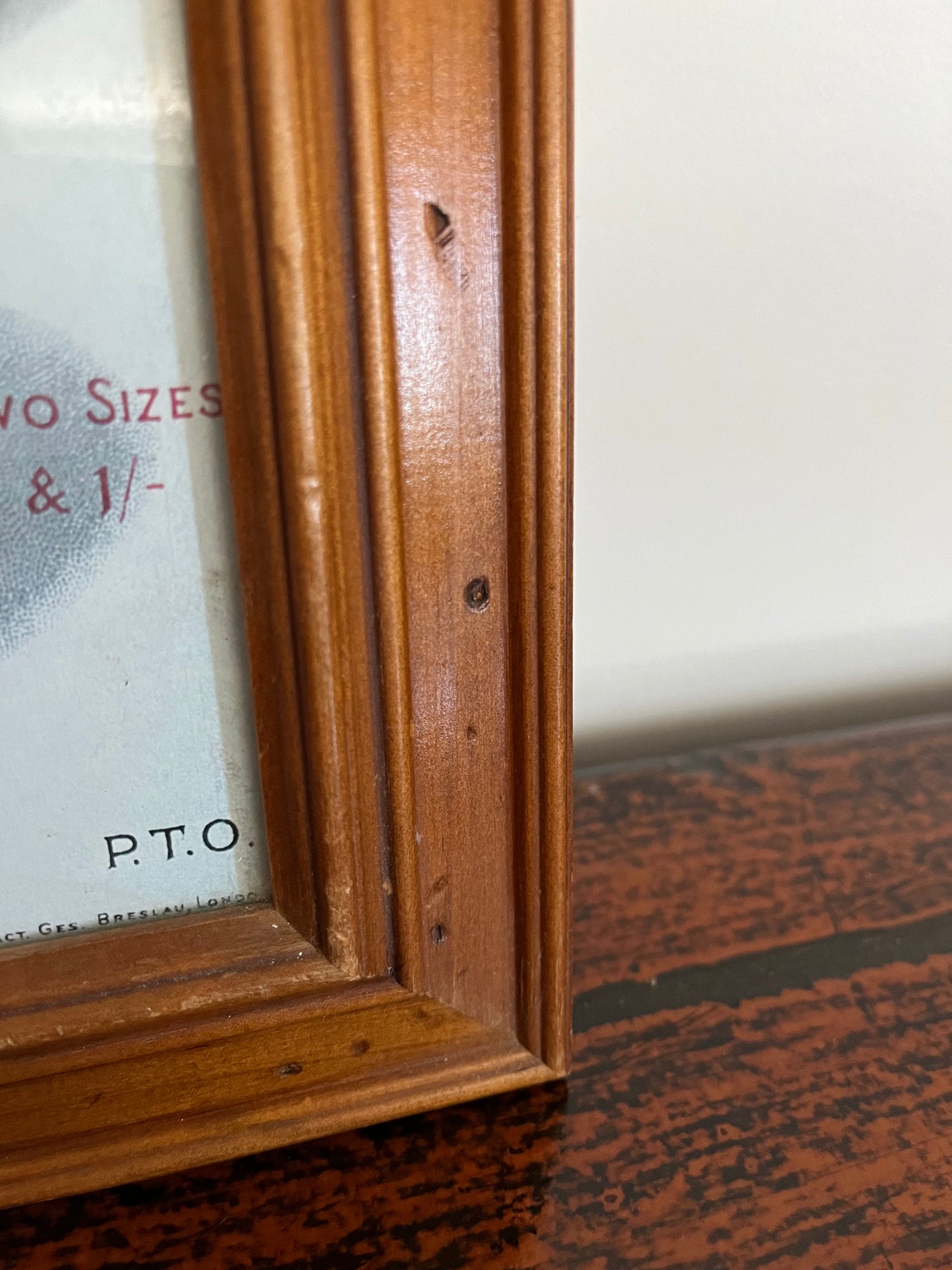 Framed Vintage Print