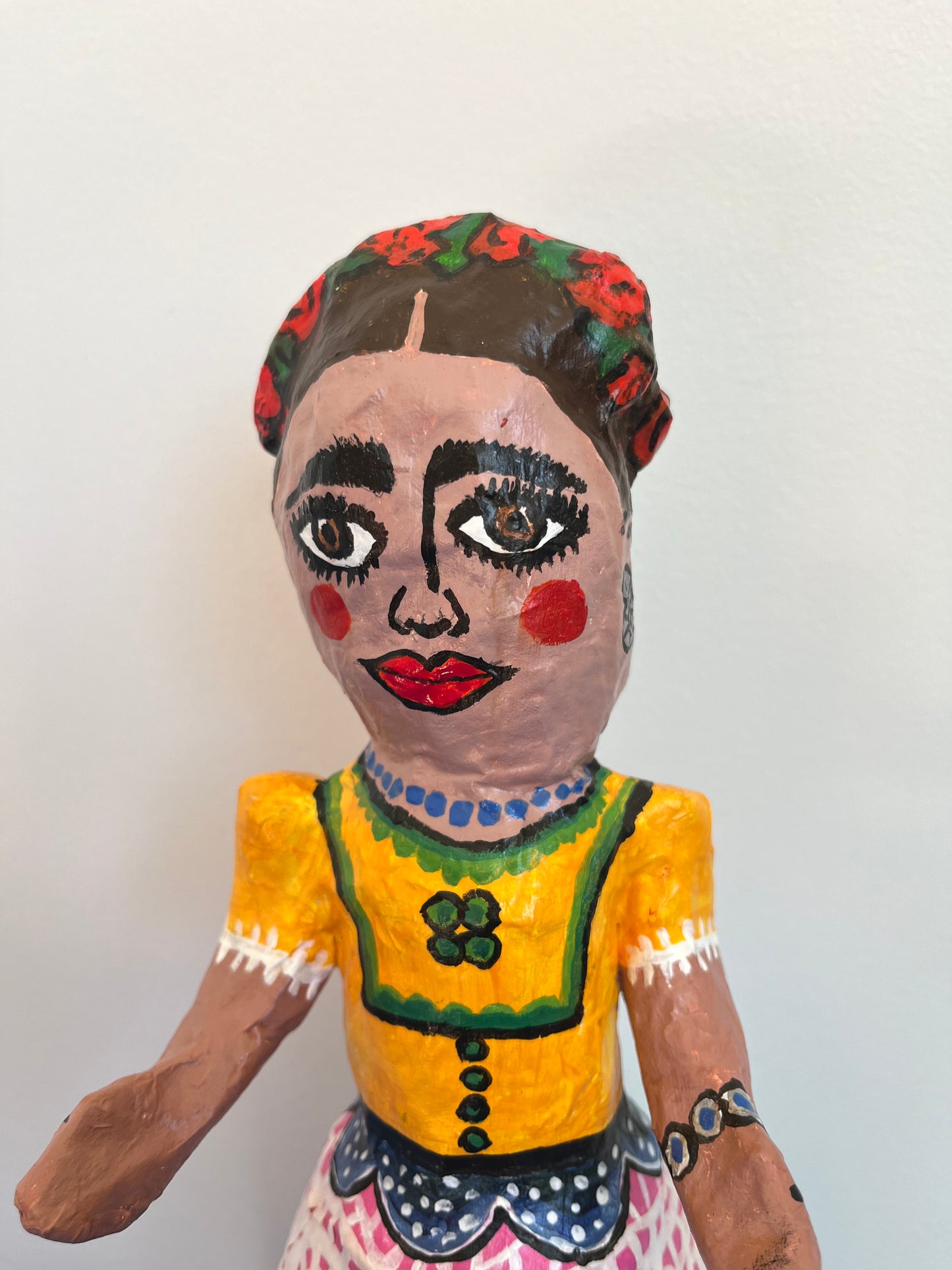 Cute Paper Mache Frieda Doll