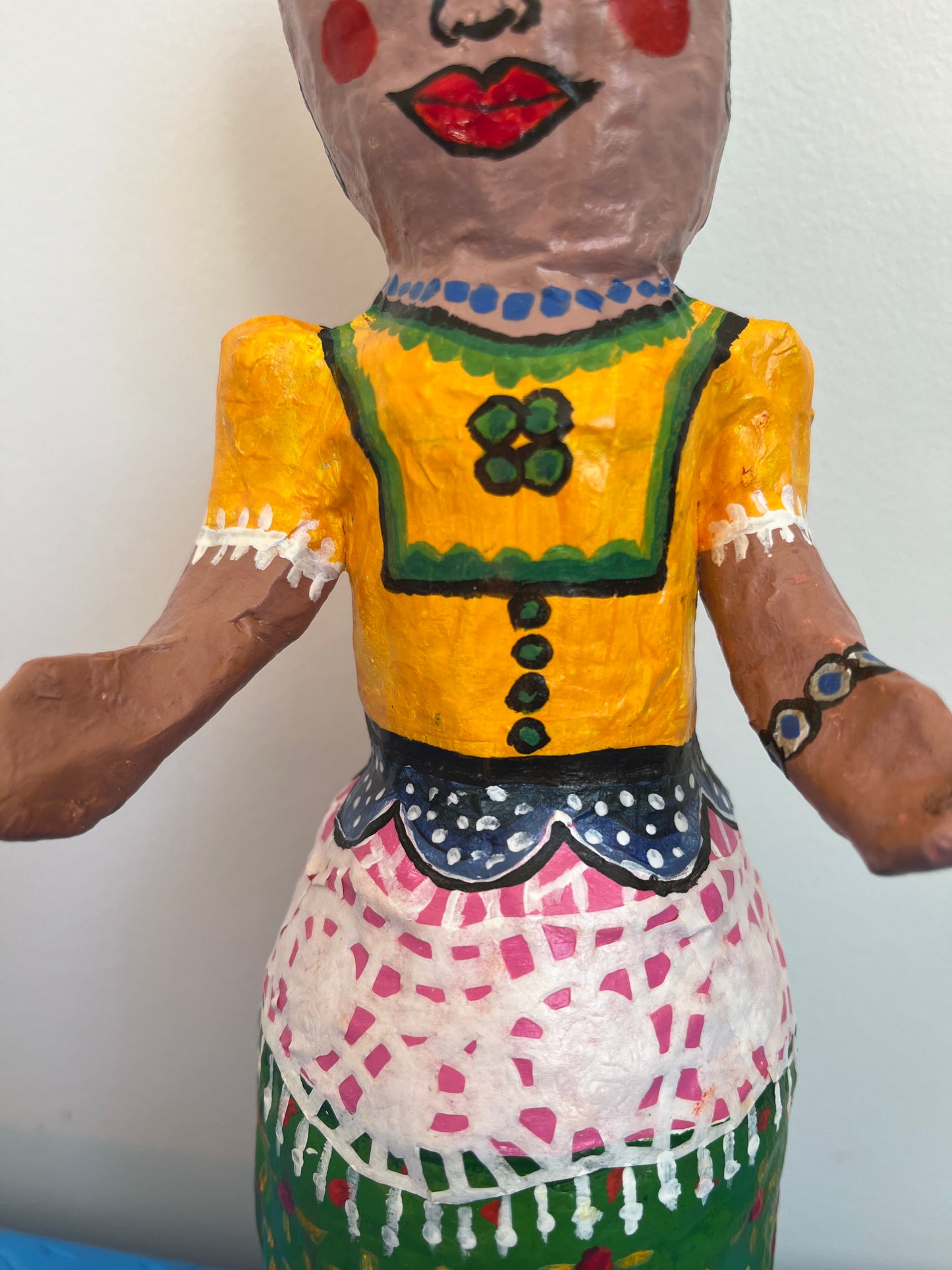 Cute Paper Mache Frieda Doll