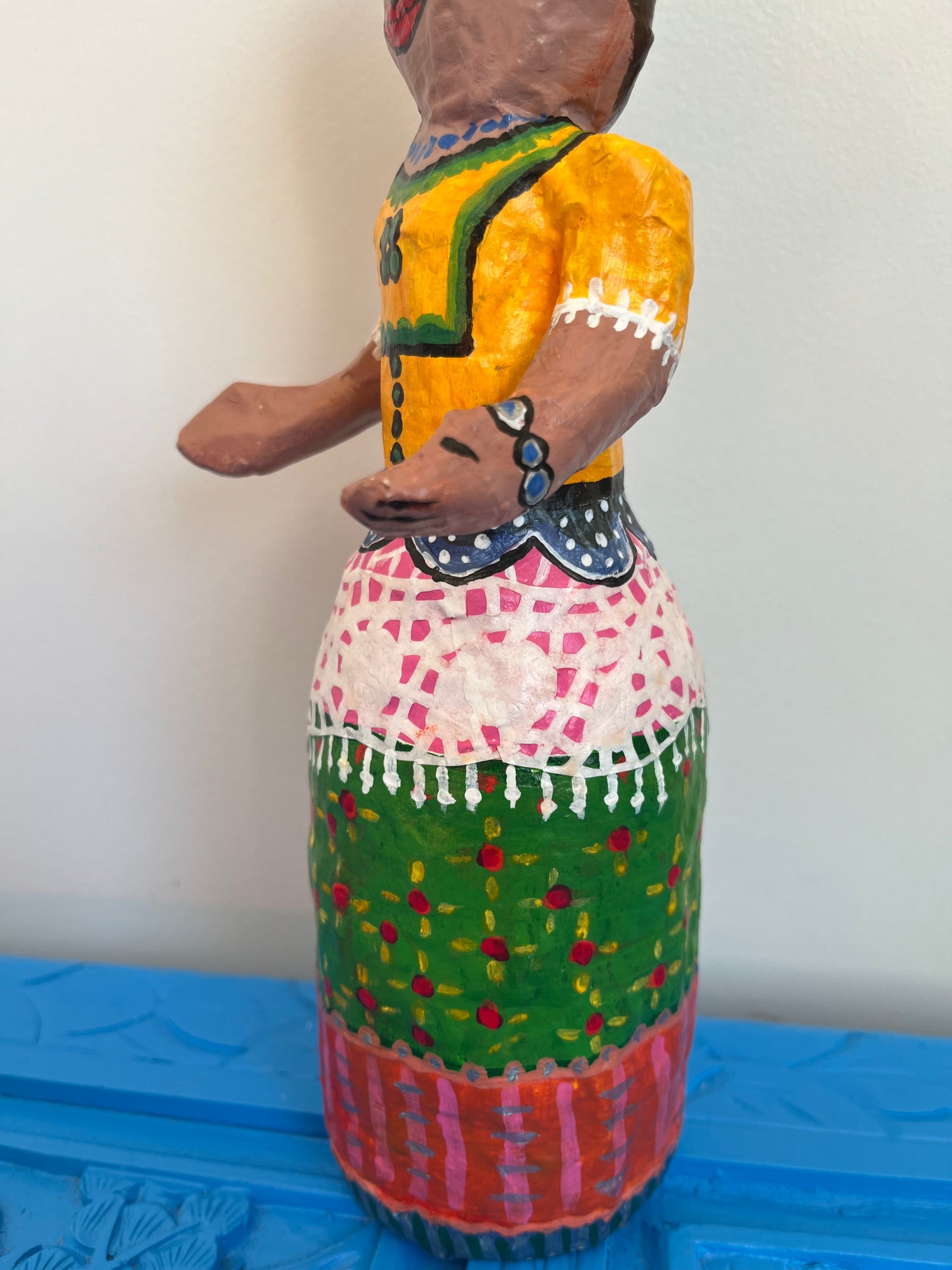 Cute Paper Mache Frieda Doll