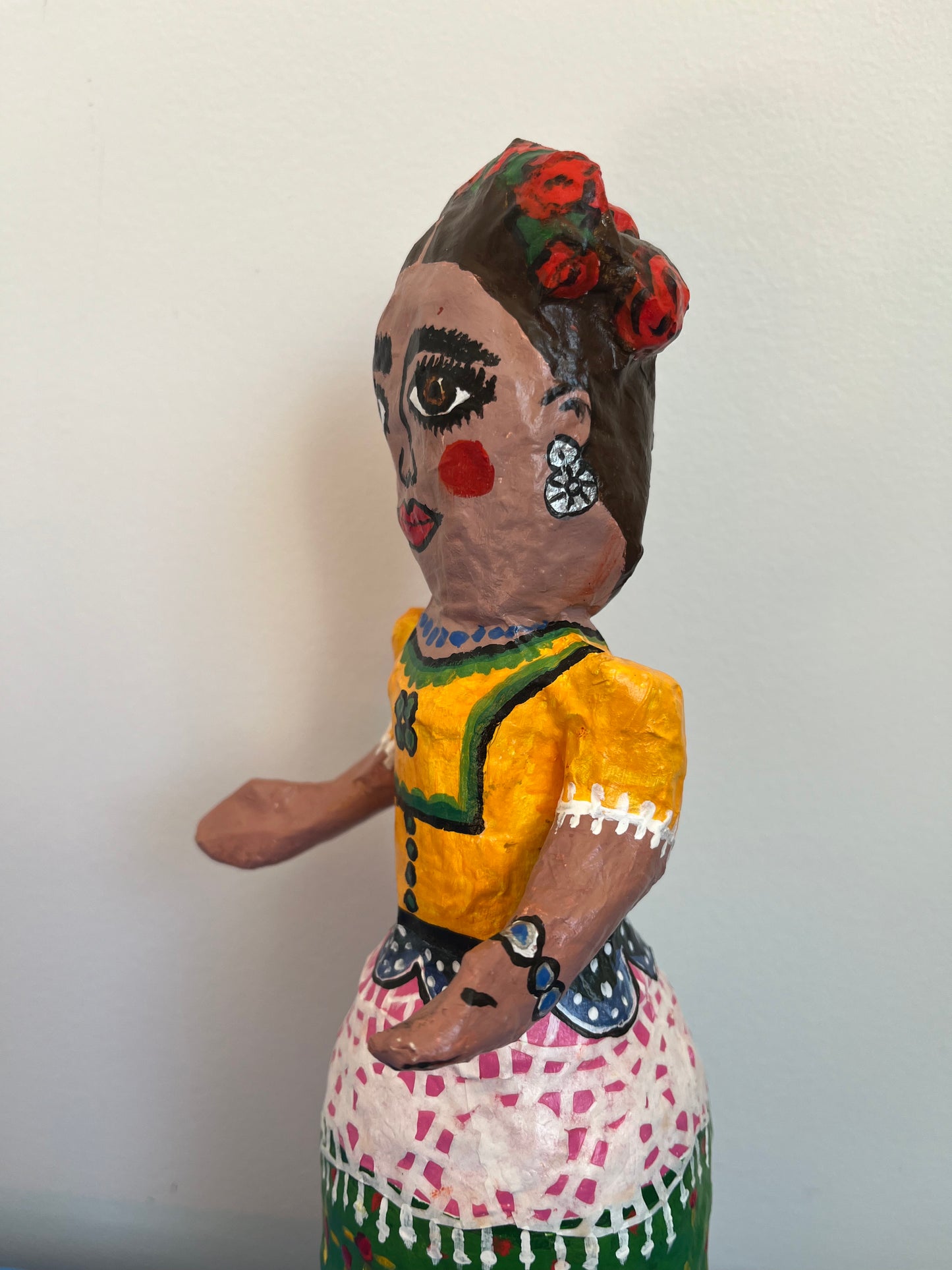 Cute Paper Mache Frieda Doll
