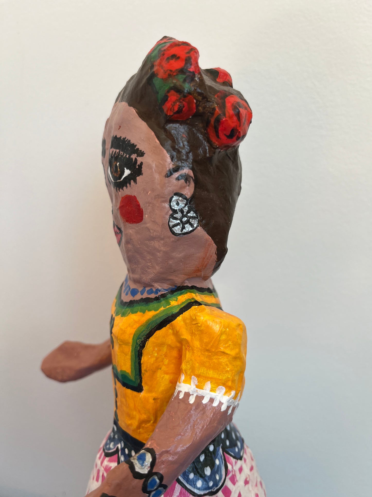 Cute Paper Mache Frieda Doll