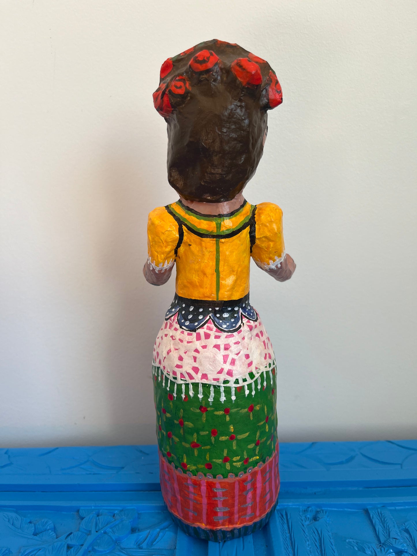 Cute Paper Mache Frieda Doll