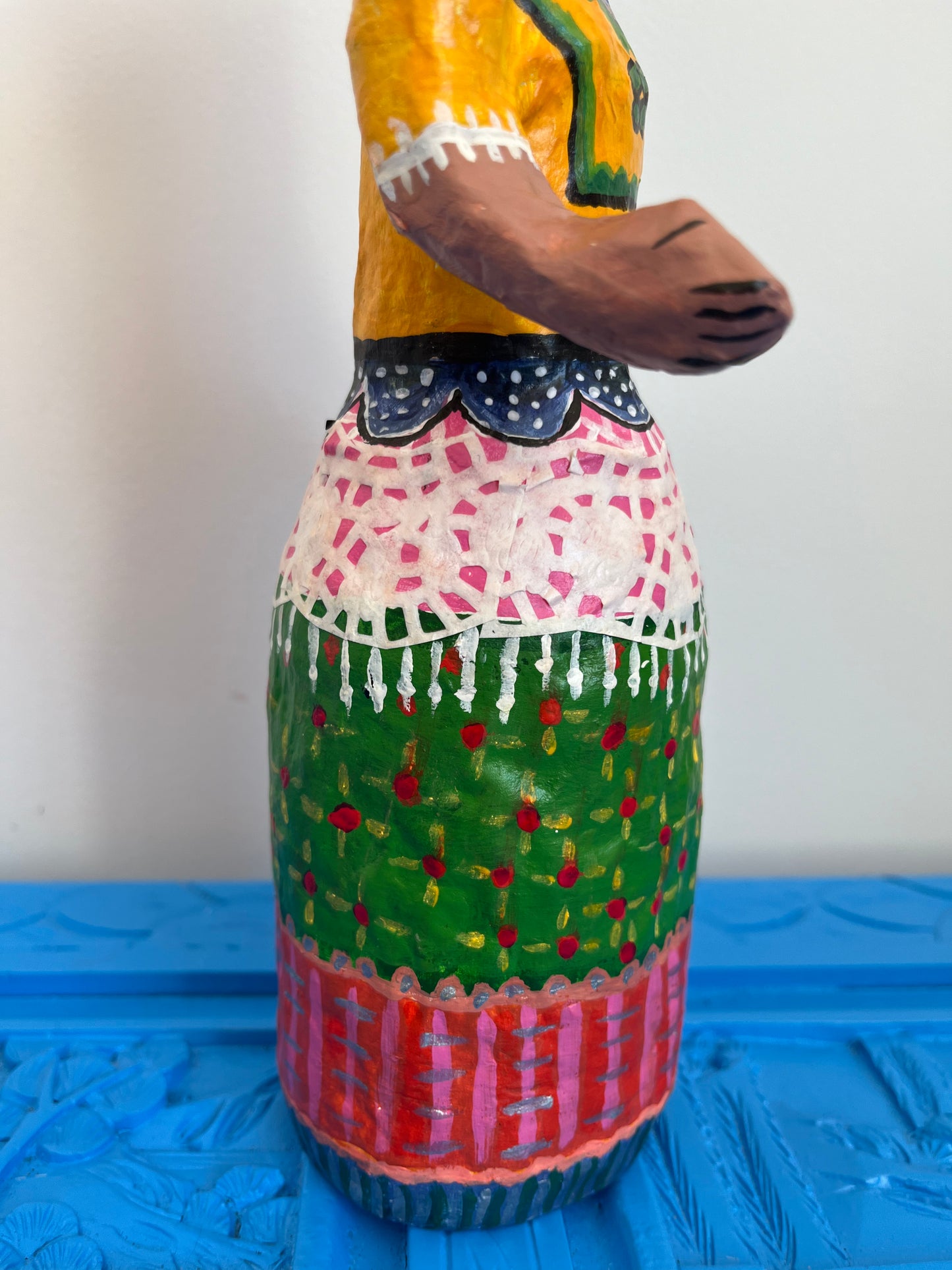 Cute Paper Mache Frieda Doll