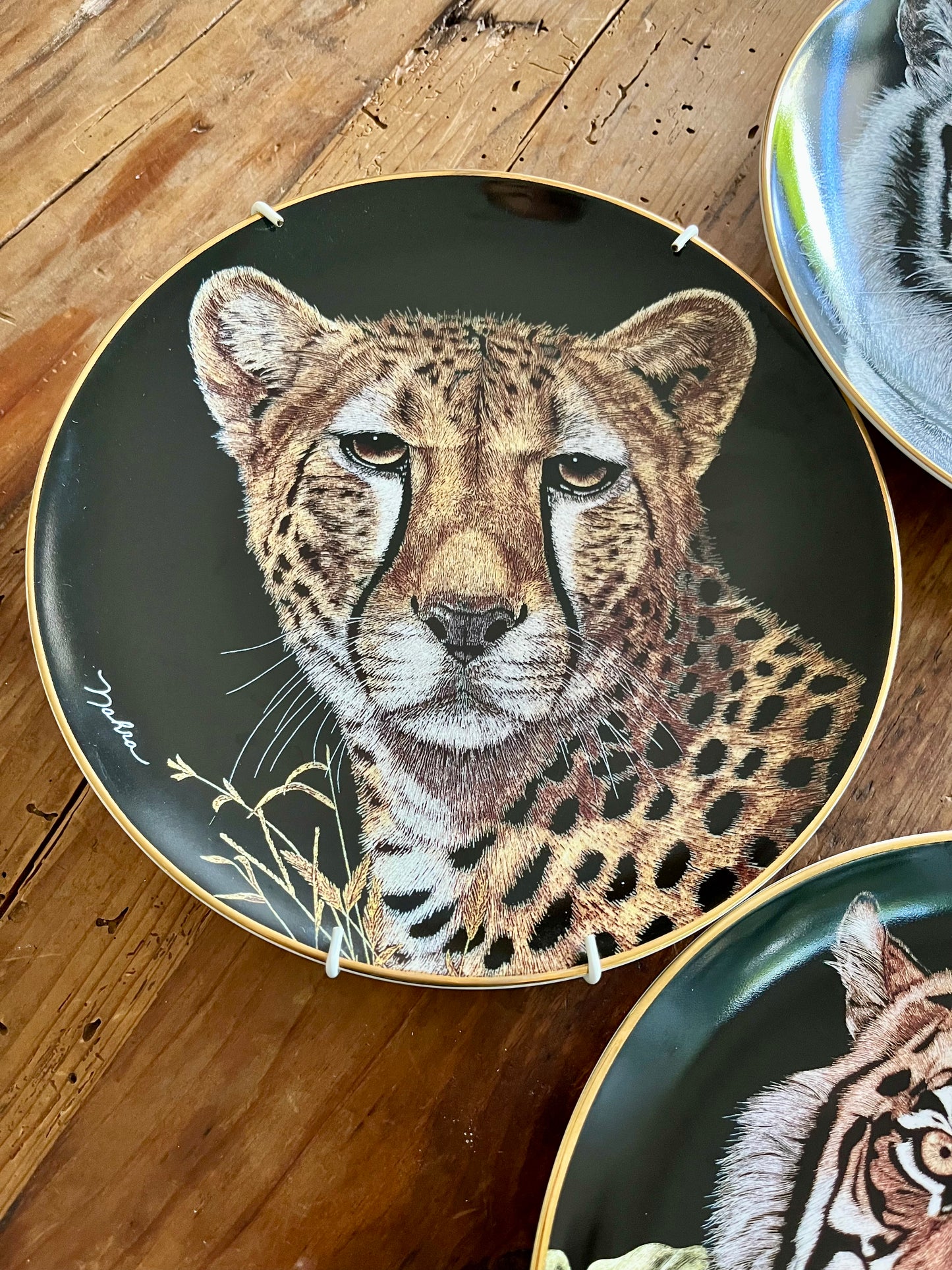 Limited Edition Royal Doulton Big Cat Plates x 5