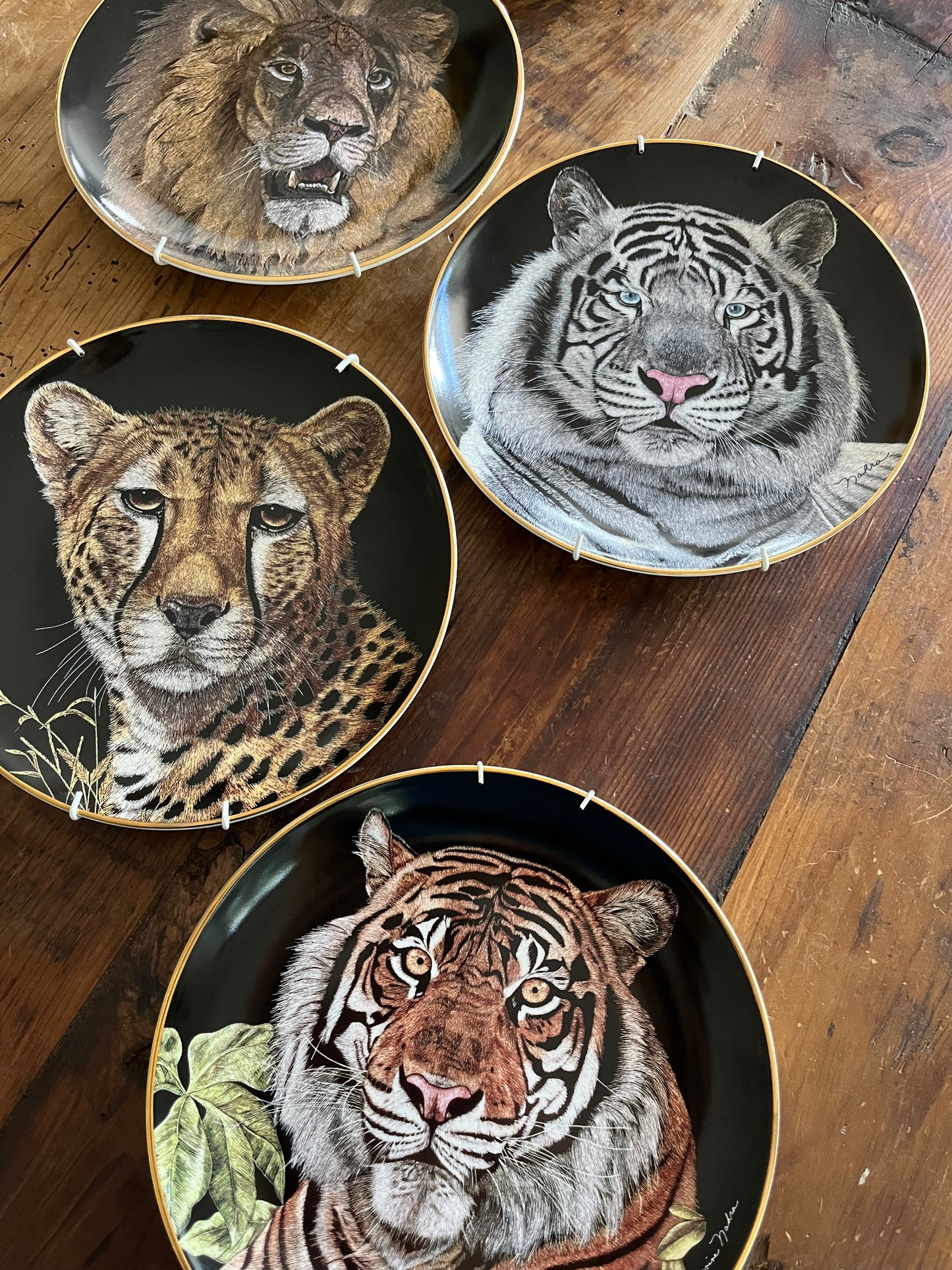 Limited Edition Royal Doulton Big Cat Plates x 5