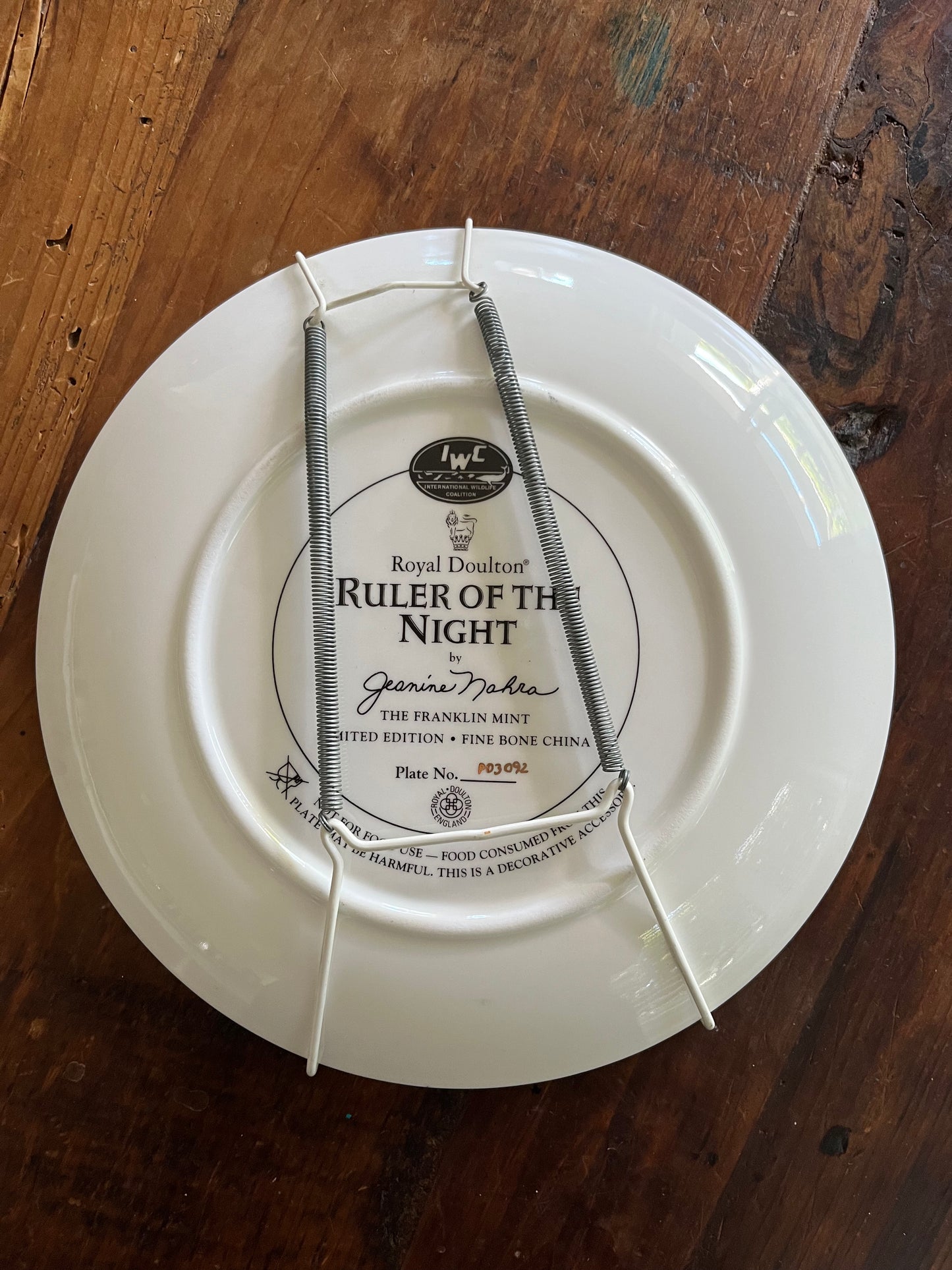Limited Edition Royal Doulton Big Cat Plates x 5