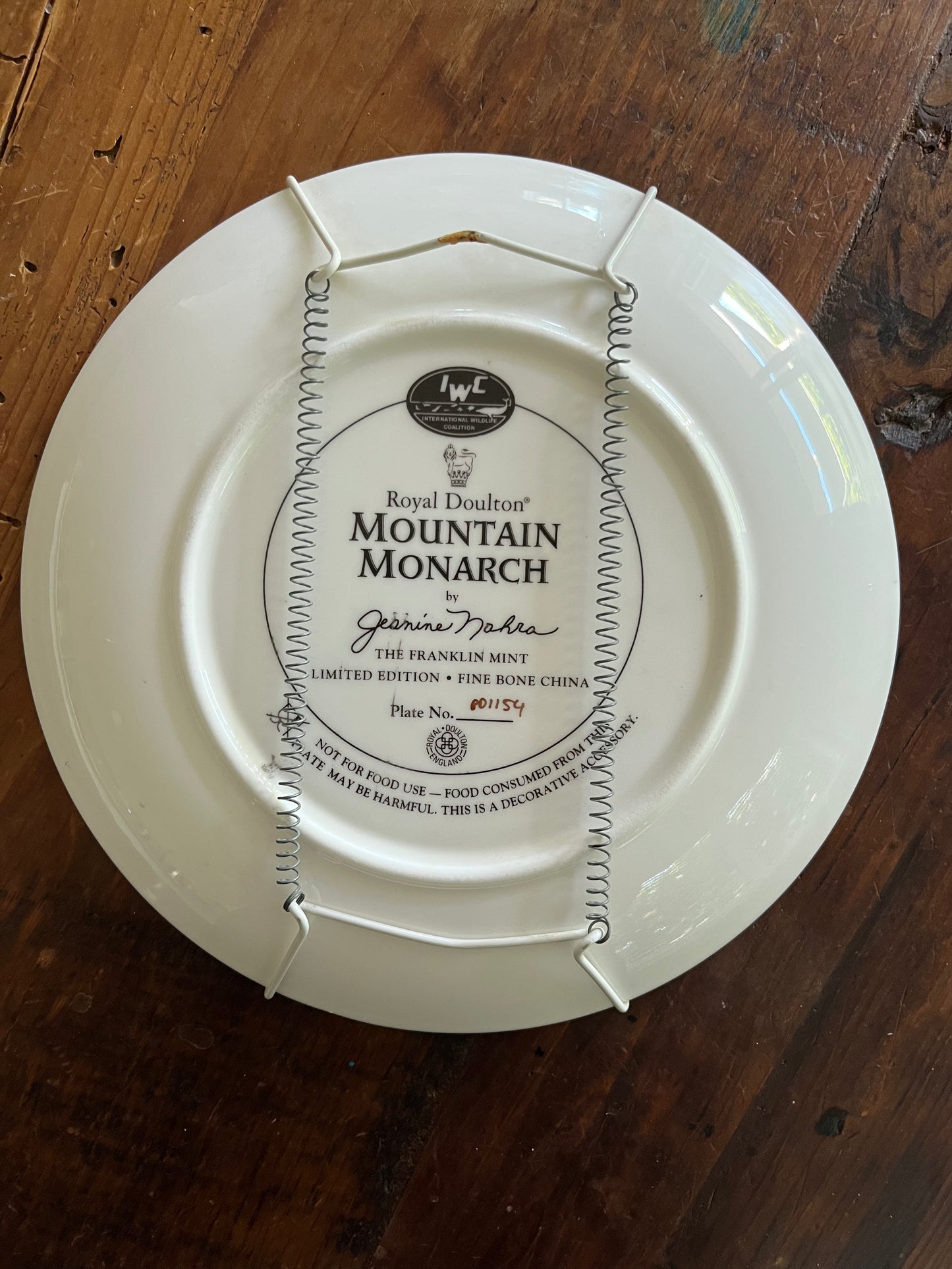 Limited Edition Royal Doulton Big Cat Plates x 5
