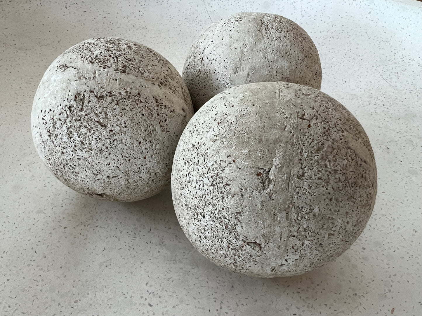 Large Terrazo Bowl with Spheres