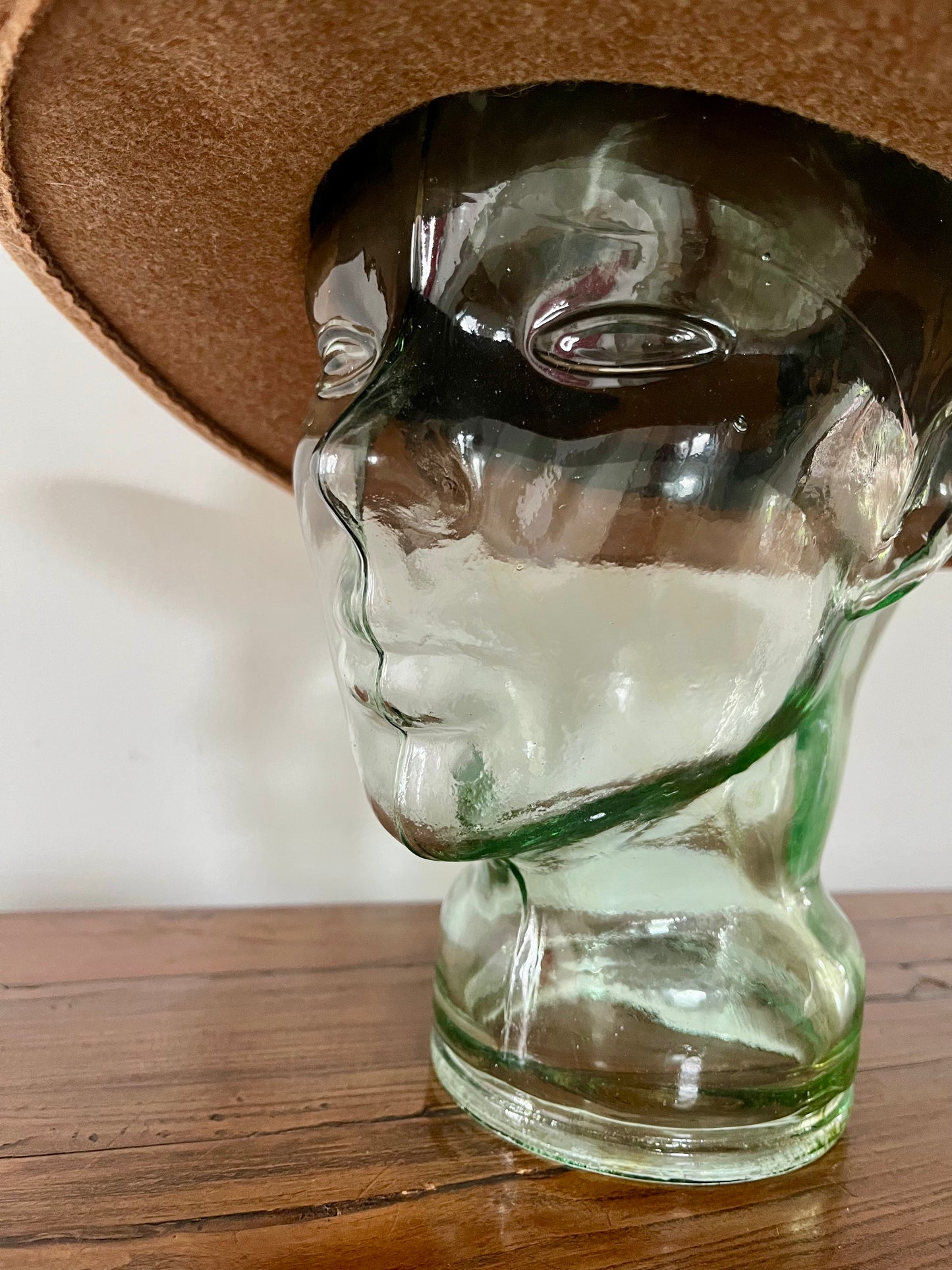 Retro Glass Mannequin Head